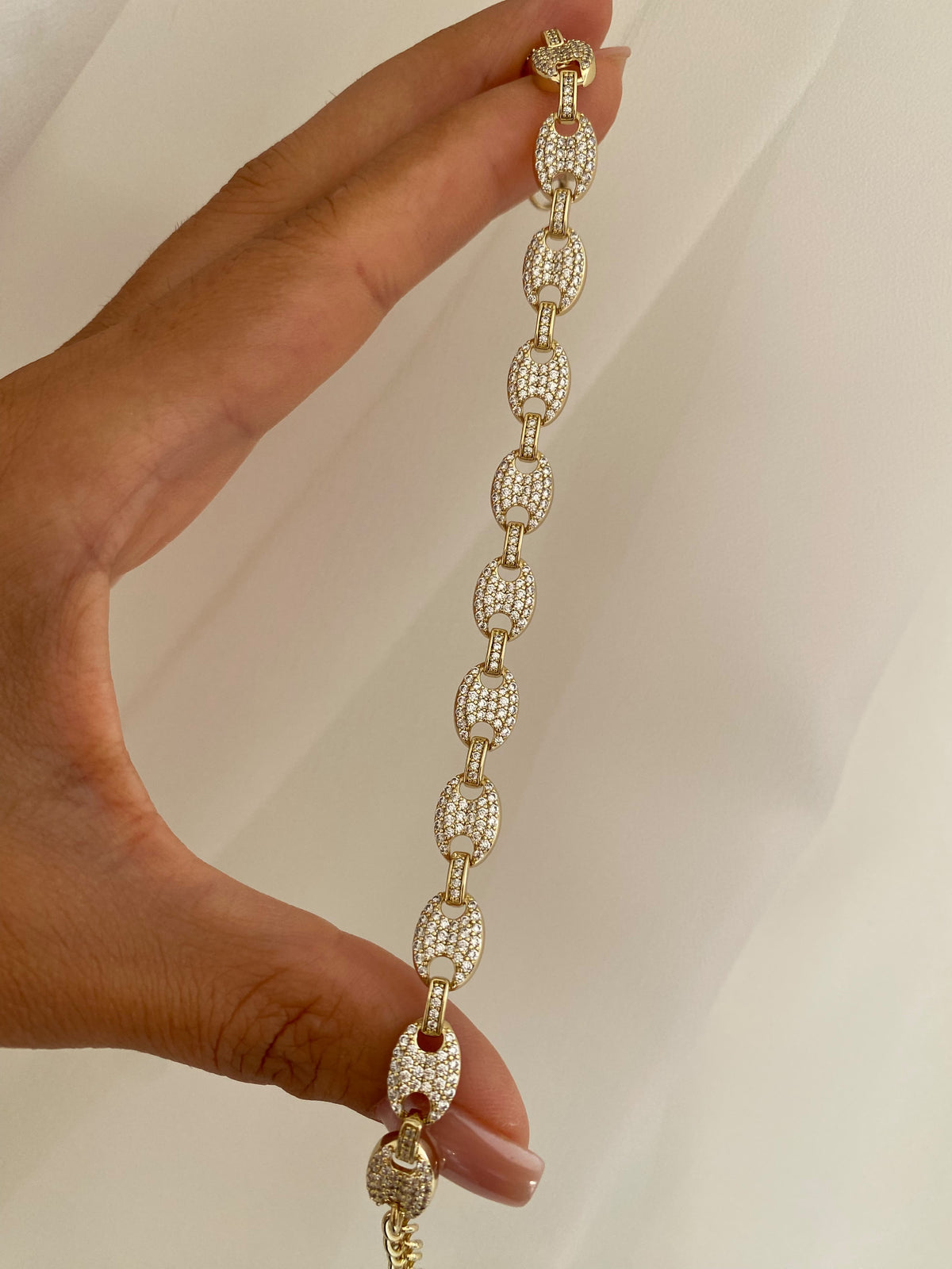Zircon ellipse bileklik