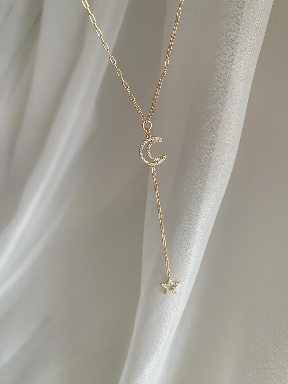 Moon star y kısa kolye