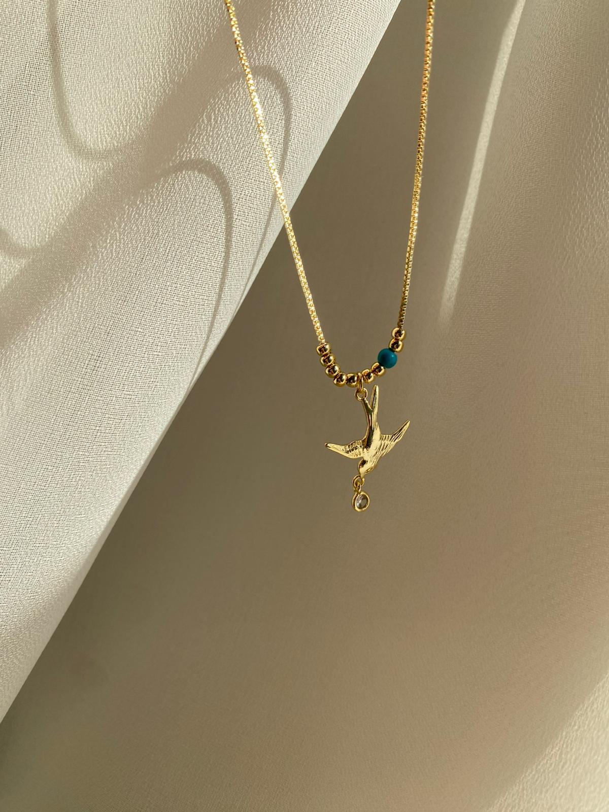 haberci kuş Asansörlü Kolye