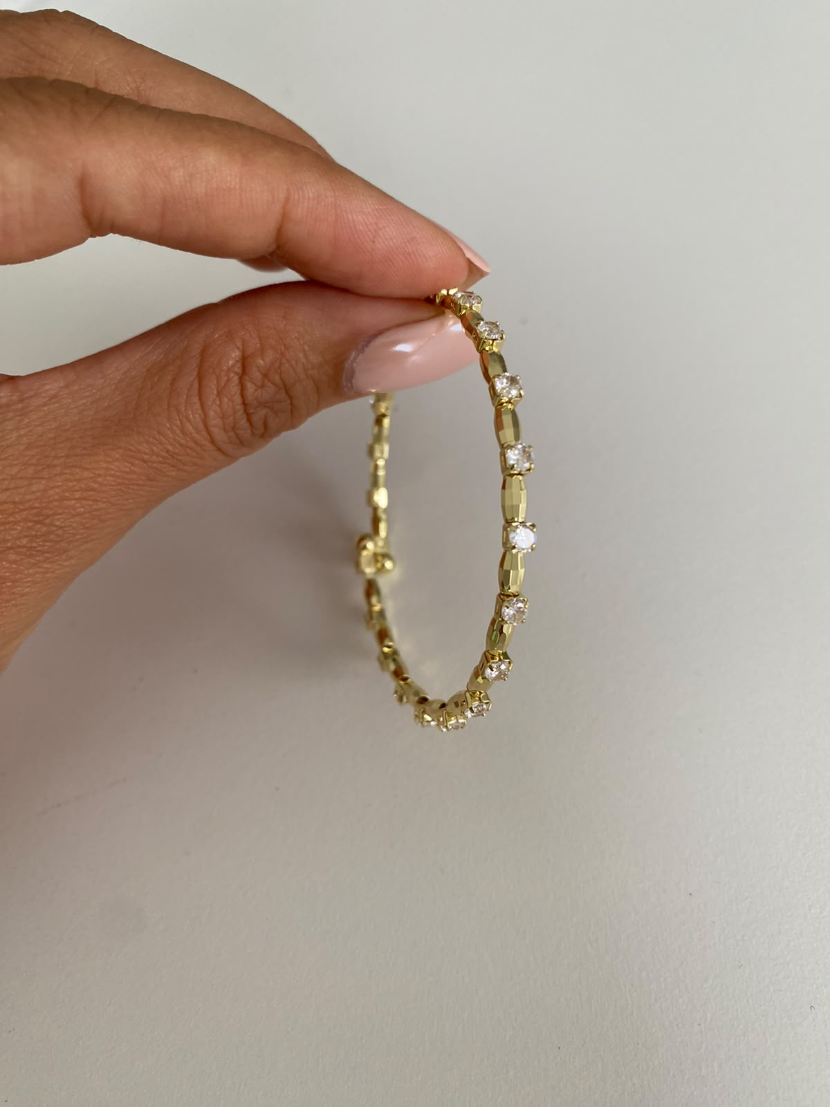 gold stone kelepçe