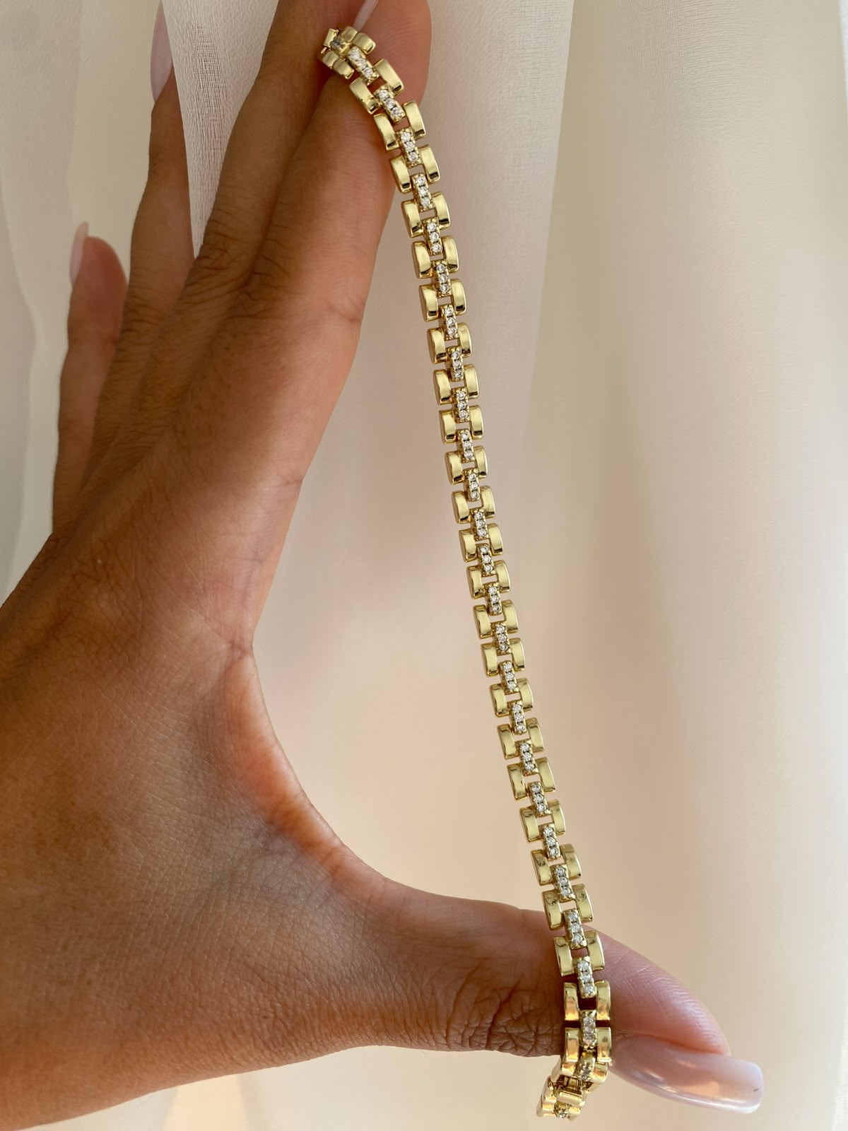 Taşlı retro bileklik