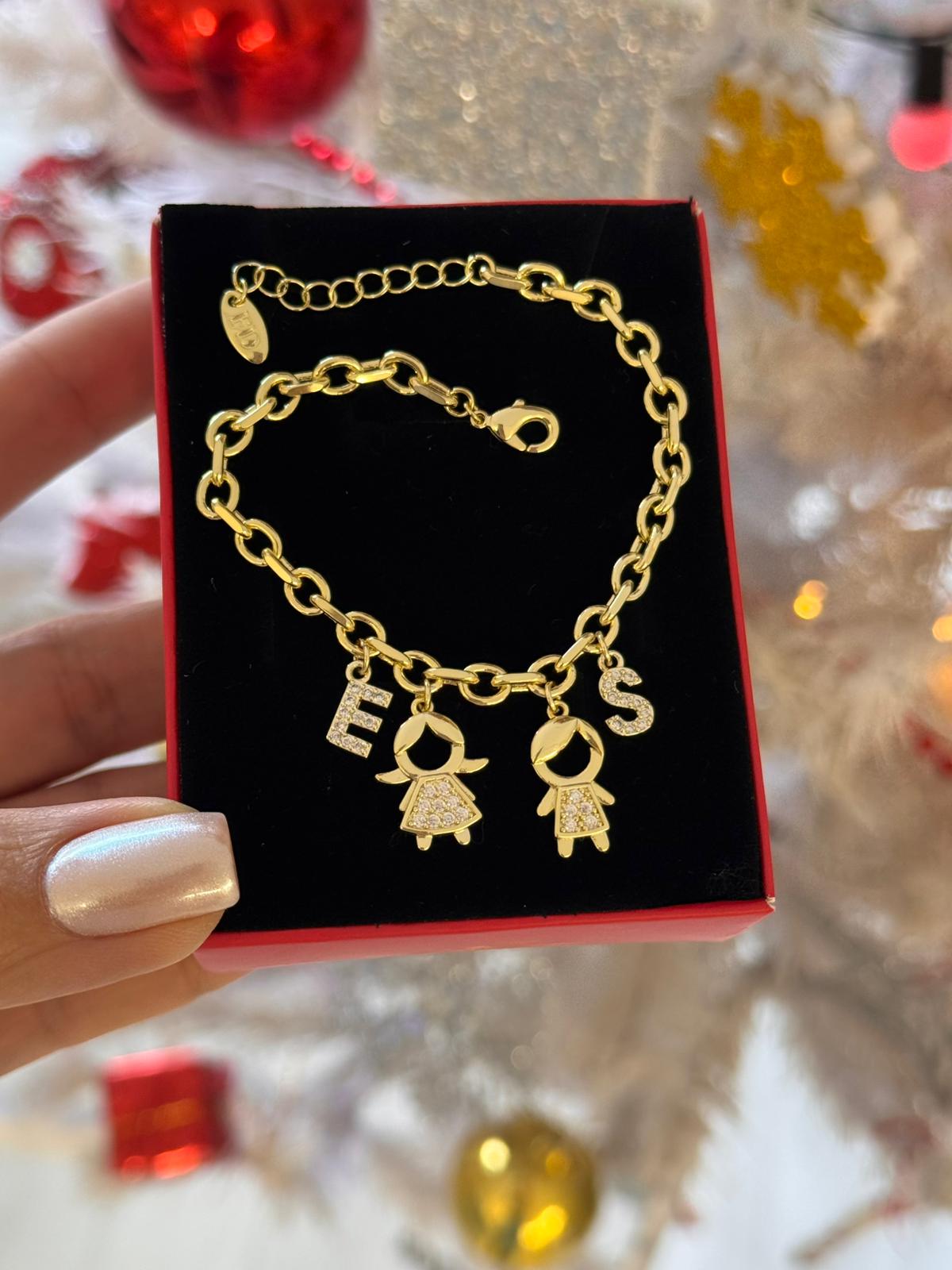 girls & boy harf bileklik