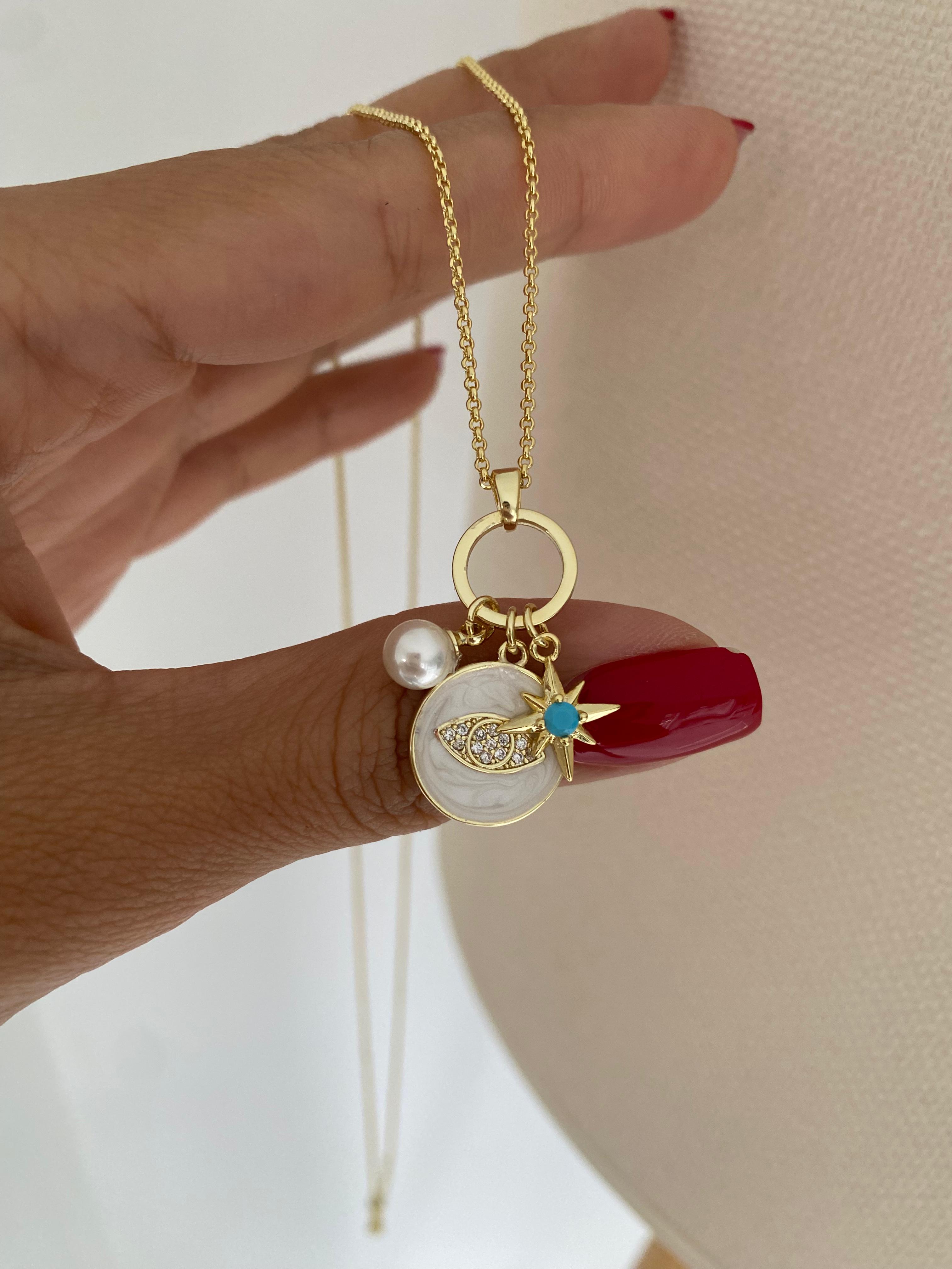 eyes charm uzun kolye