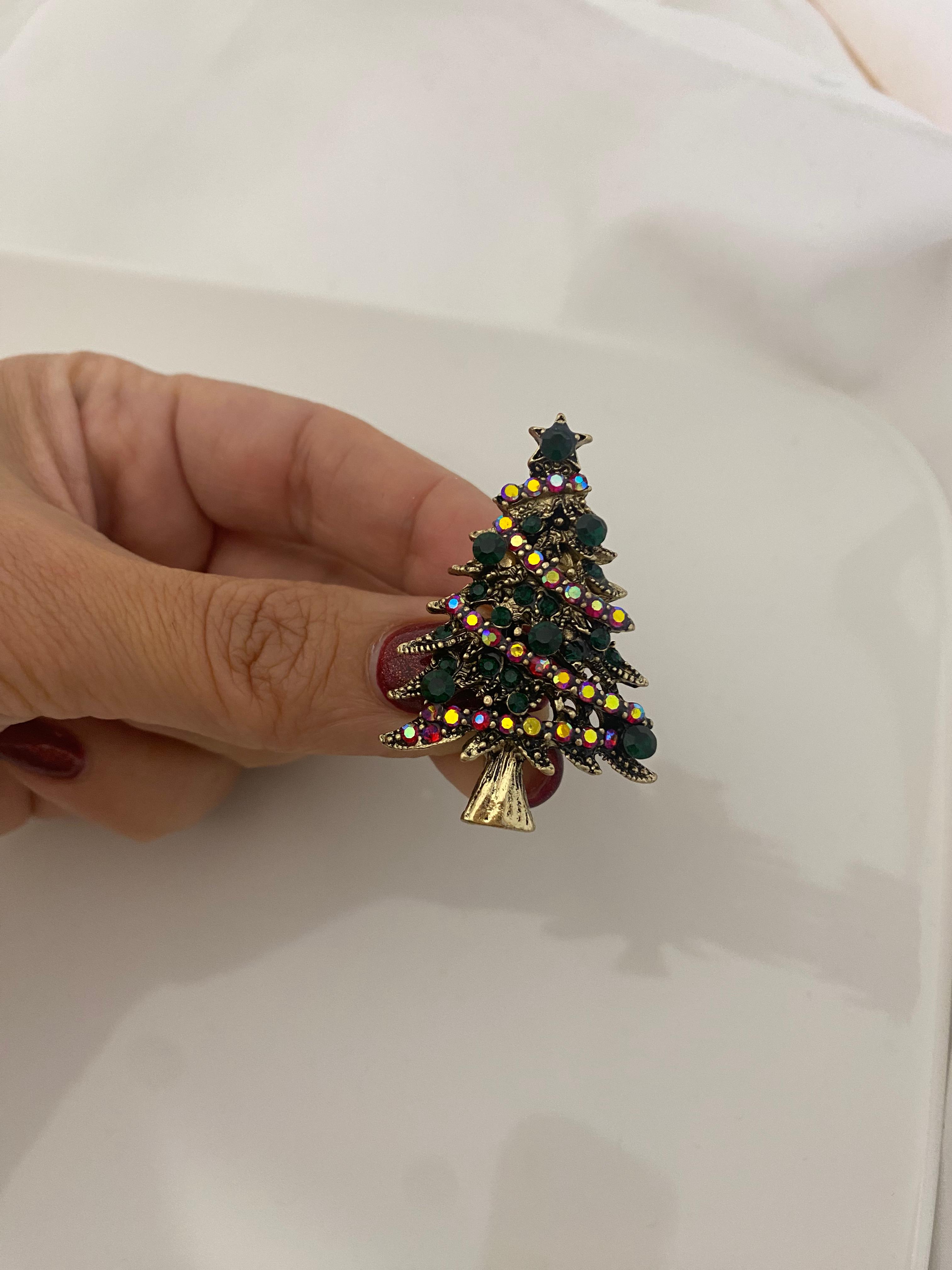 Star Tree Broş