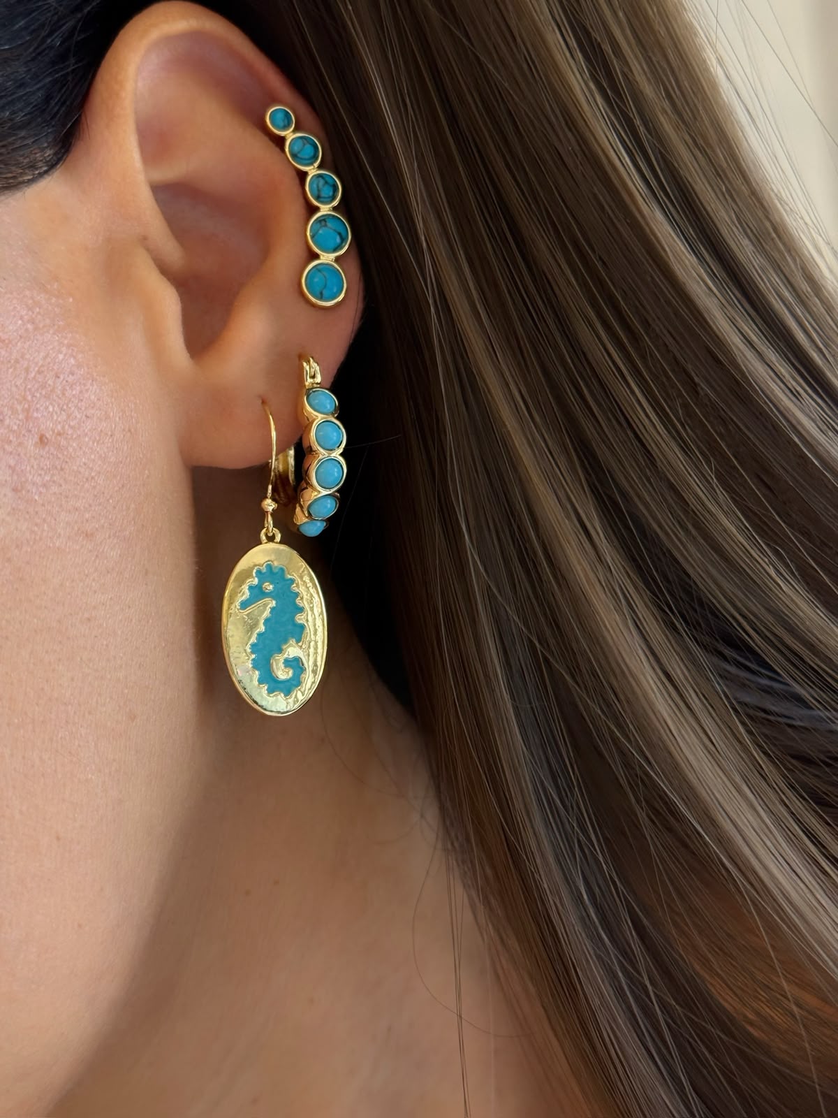 SEAHORSE TURQUOISE KÜPELER