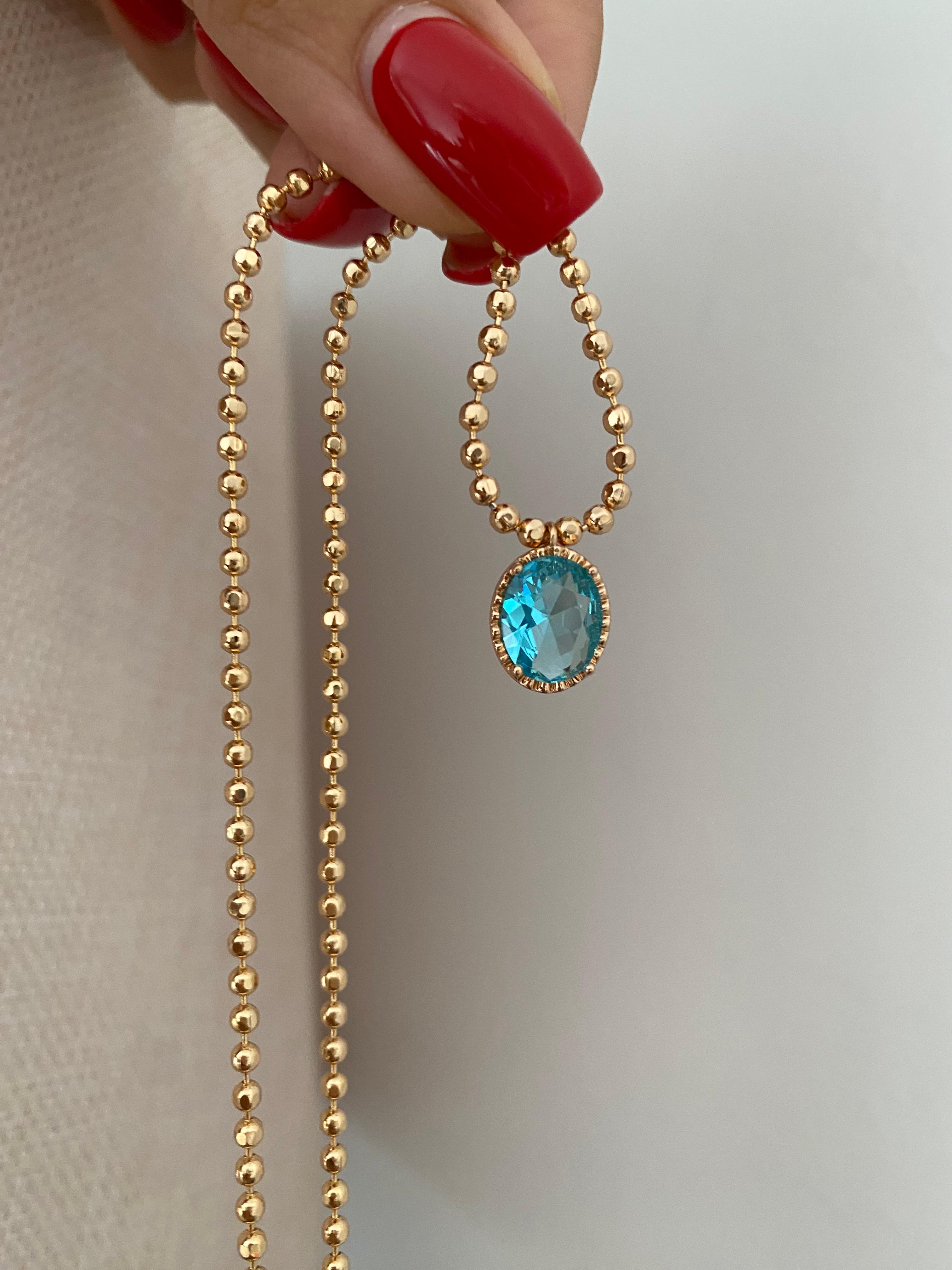 Blue Asteria kısa Kolye