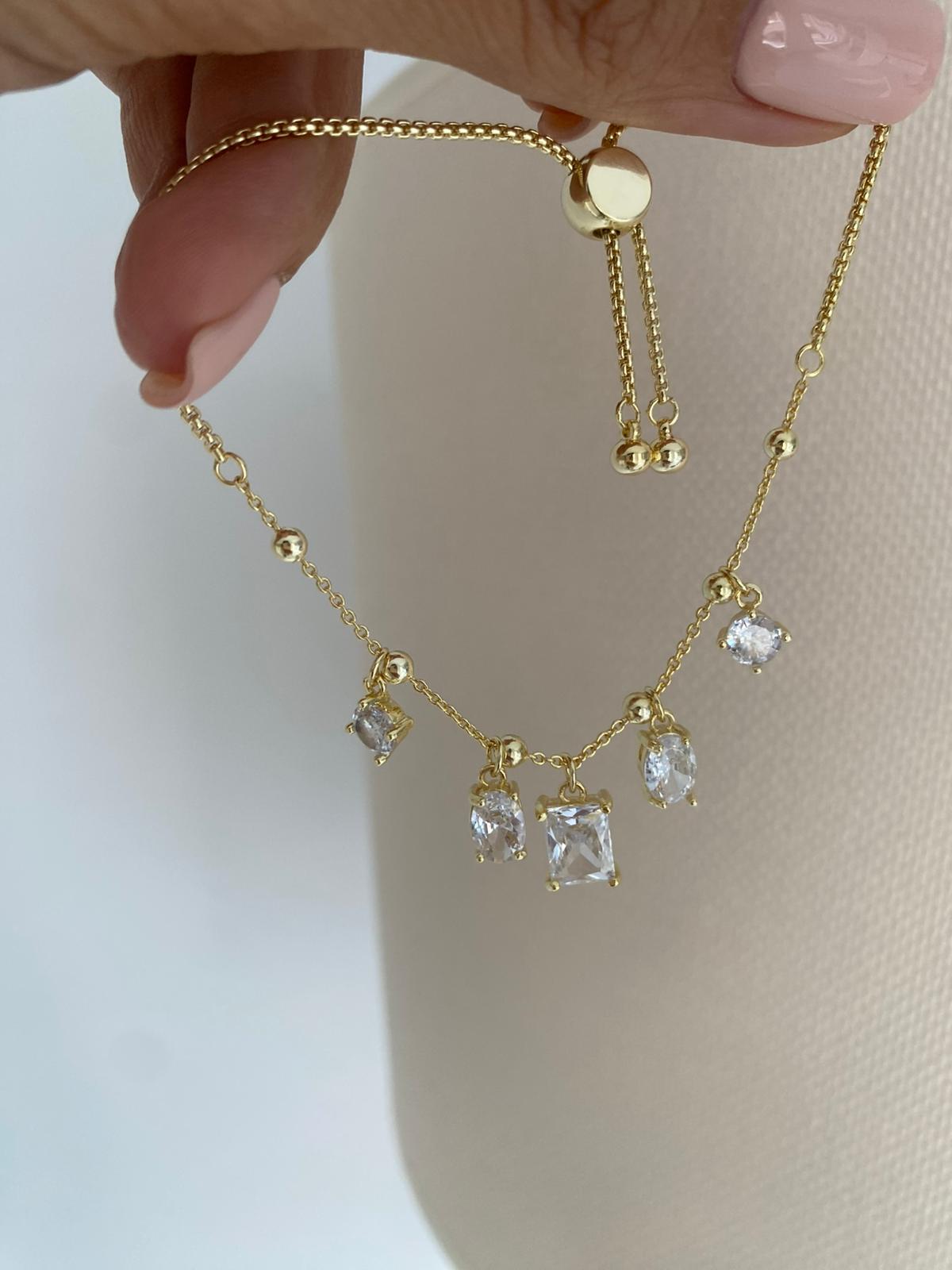 Stone Charm Asansörlü Bileklik