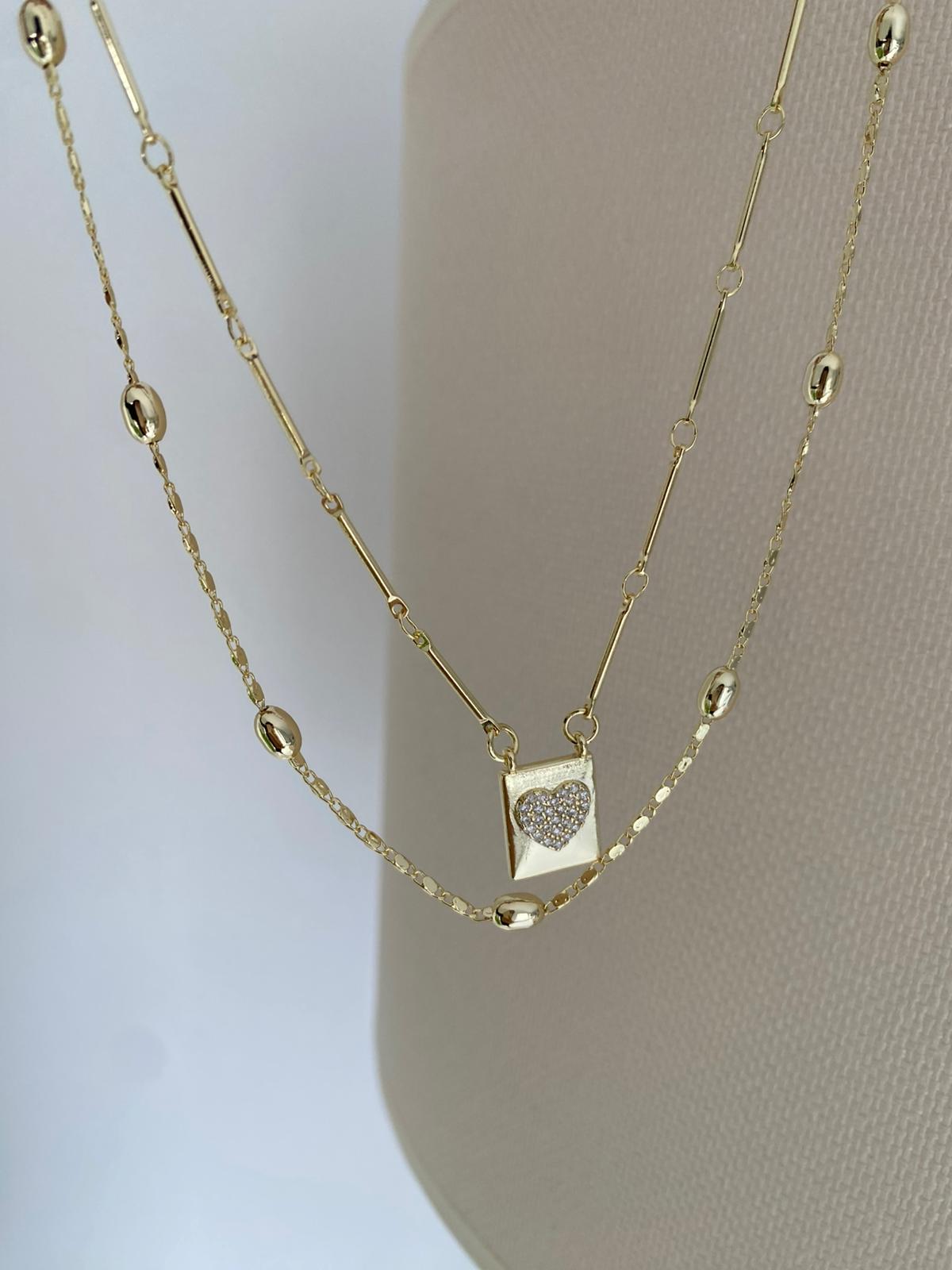 Heart İkili Birleşik choker