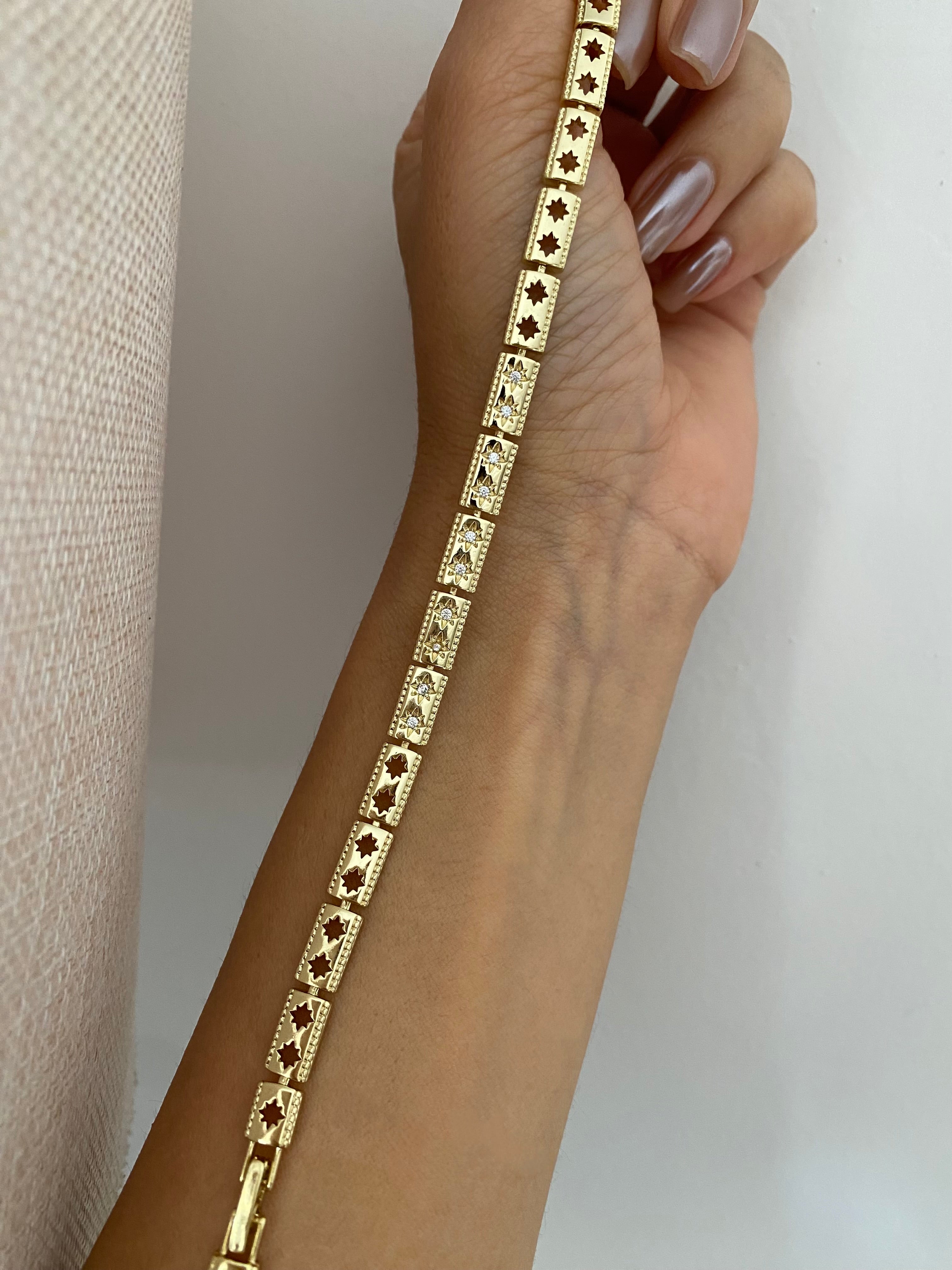 Star detail bileklik