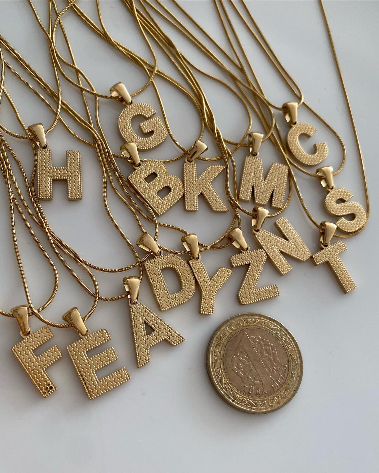 Diana Letter Kolyeler