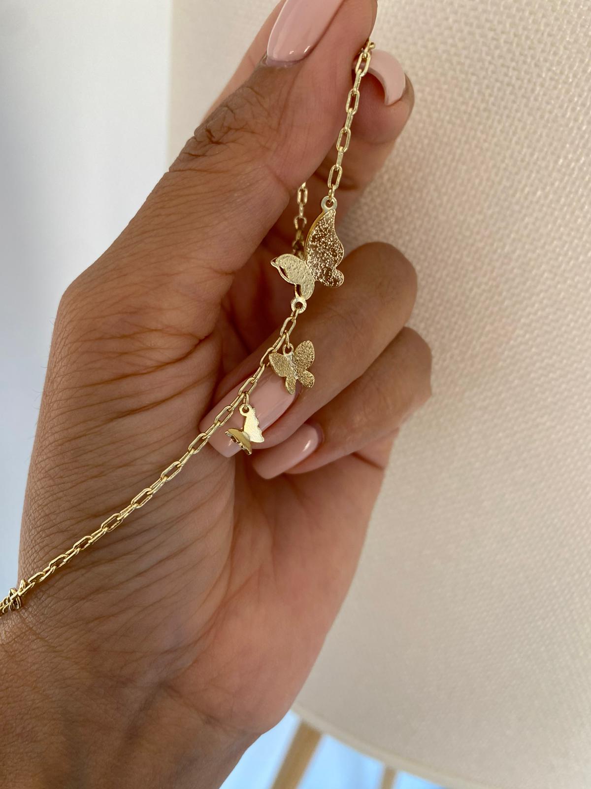 Gold Butterfly Bileklik