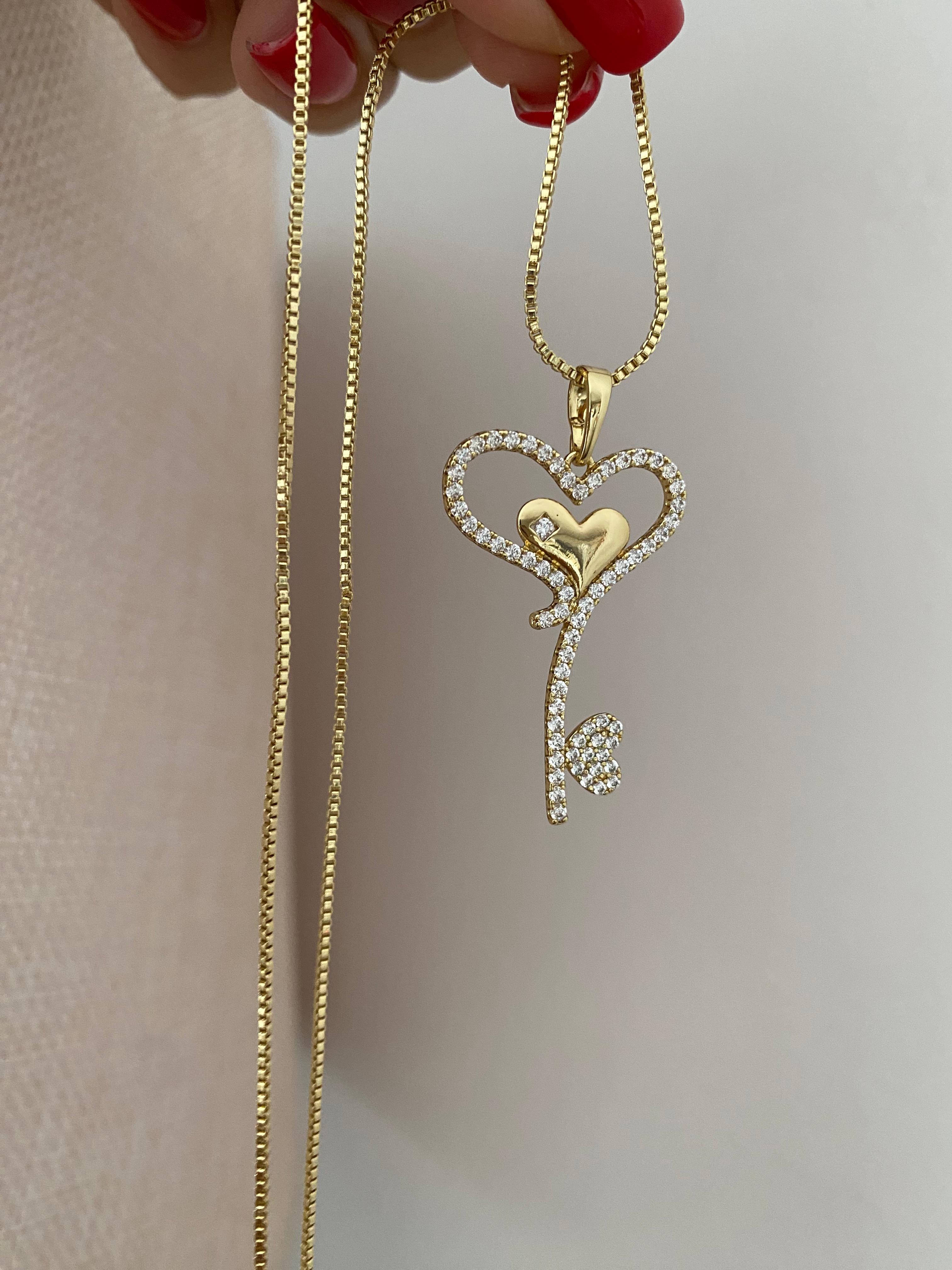 Lilith Heart Uzun Kolye