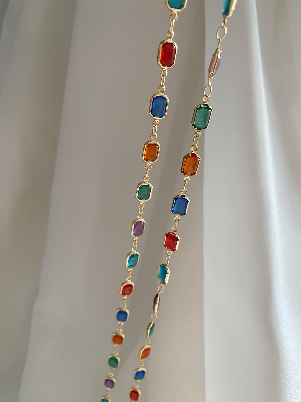 Colour bauget uzun kolye