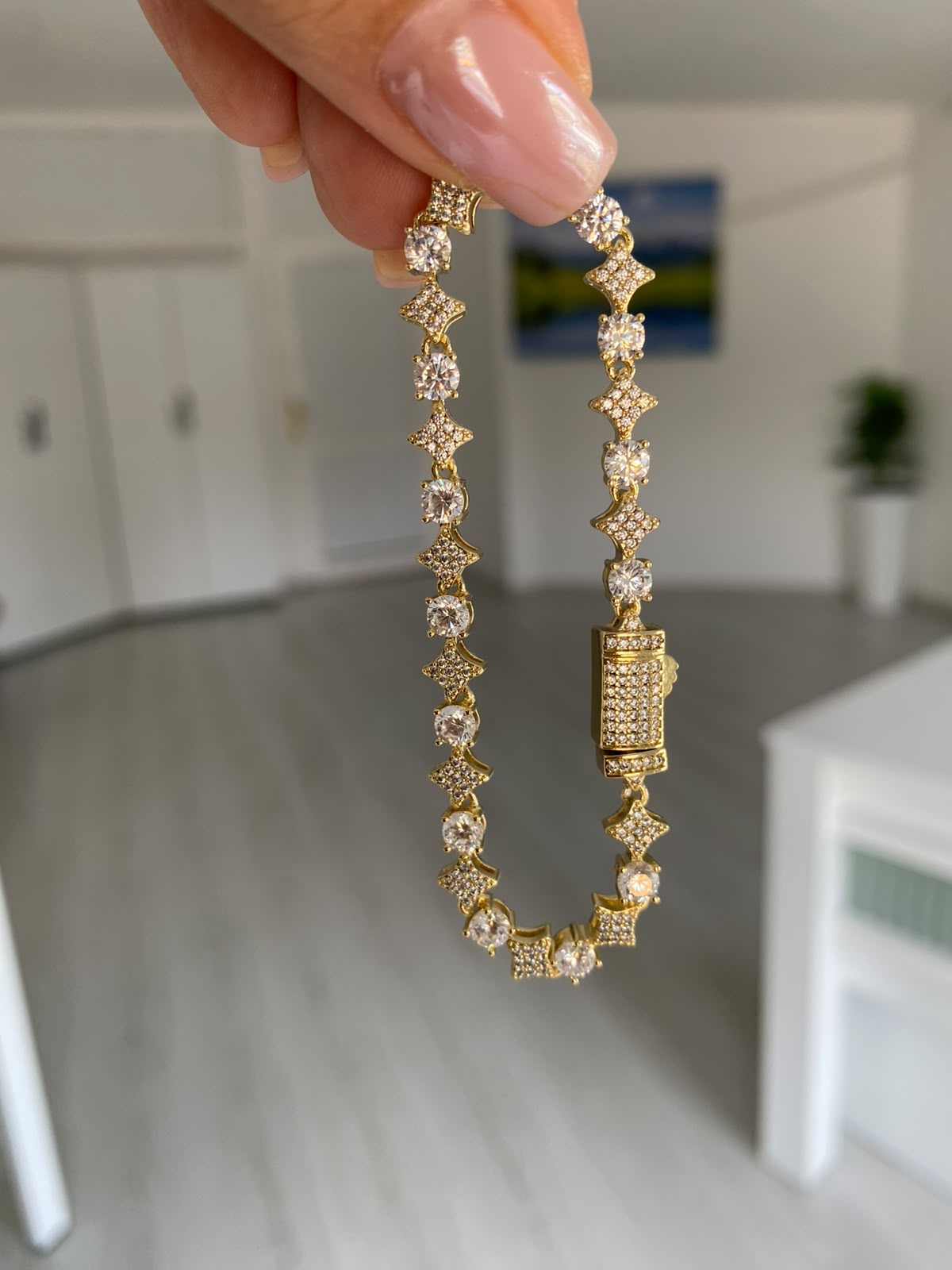 Zircon lock bileklik
