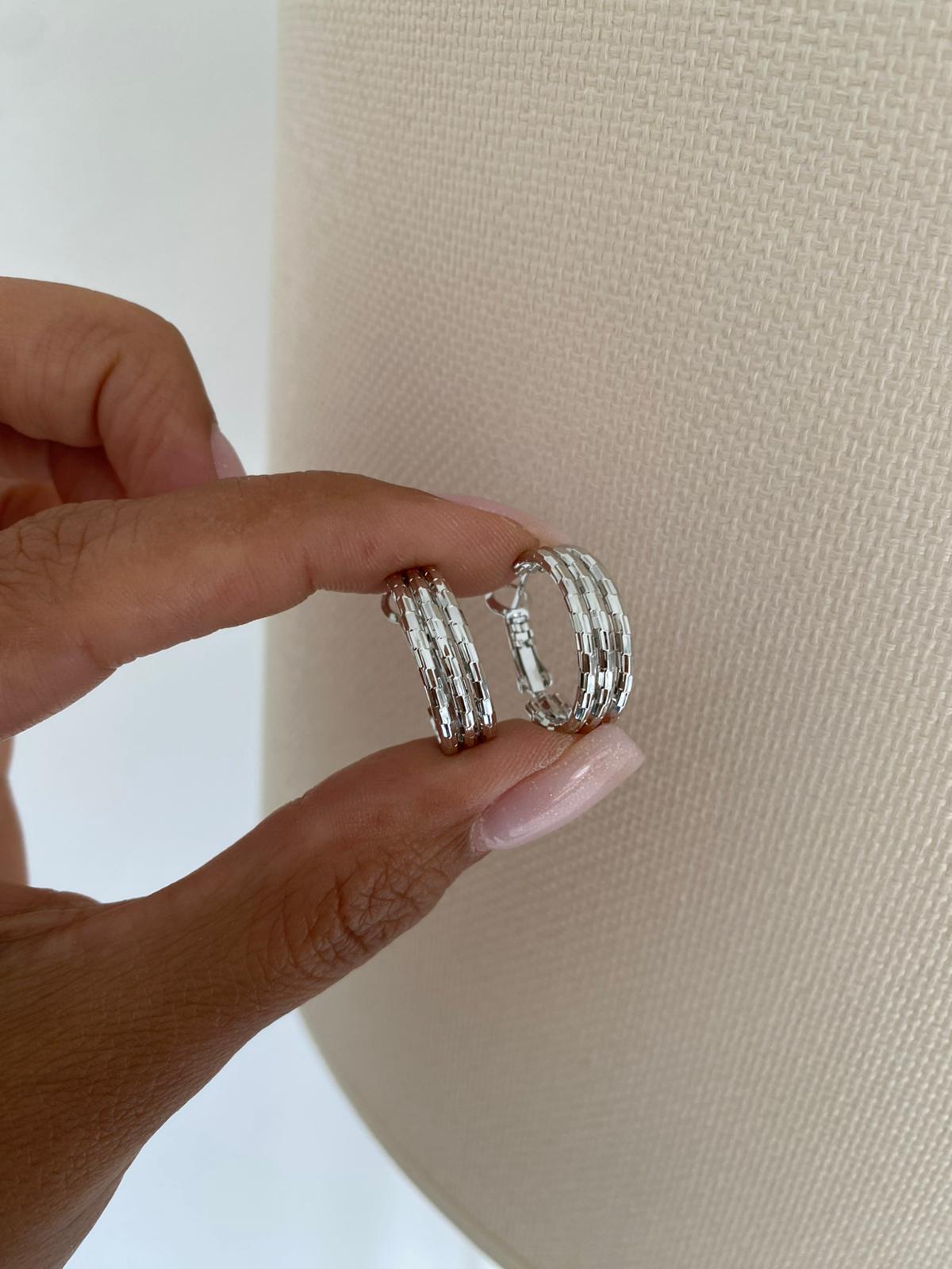 Silver lora küpe