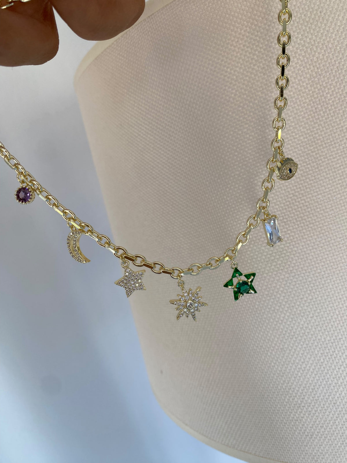 Star charm kolye