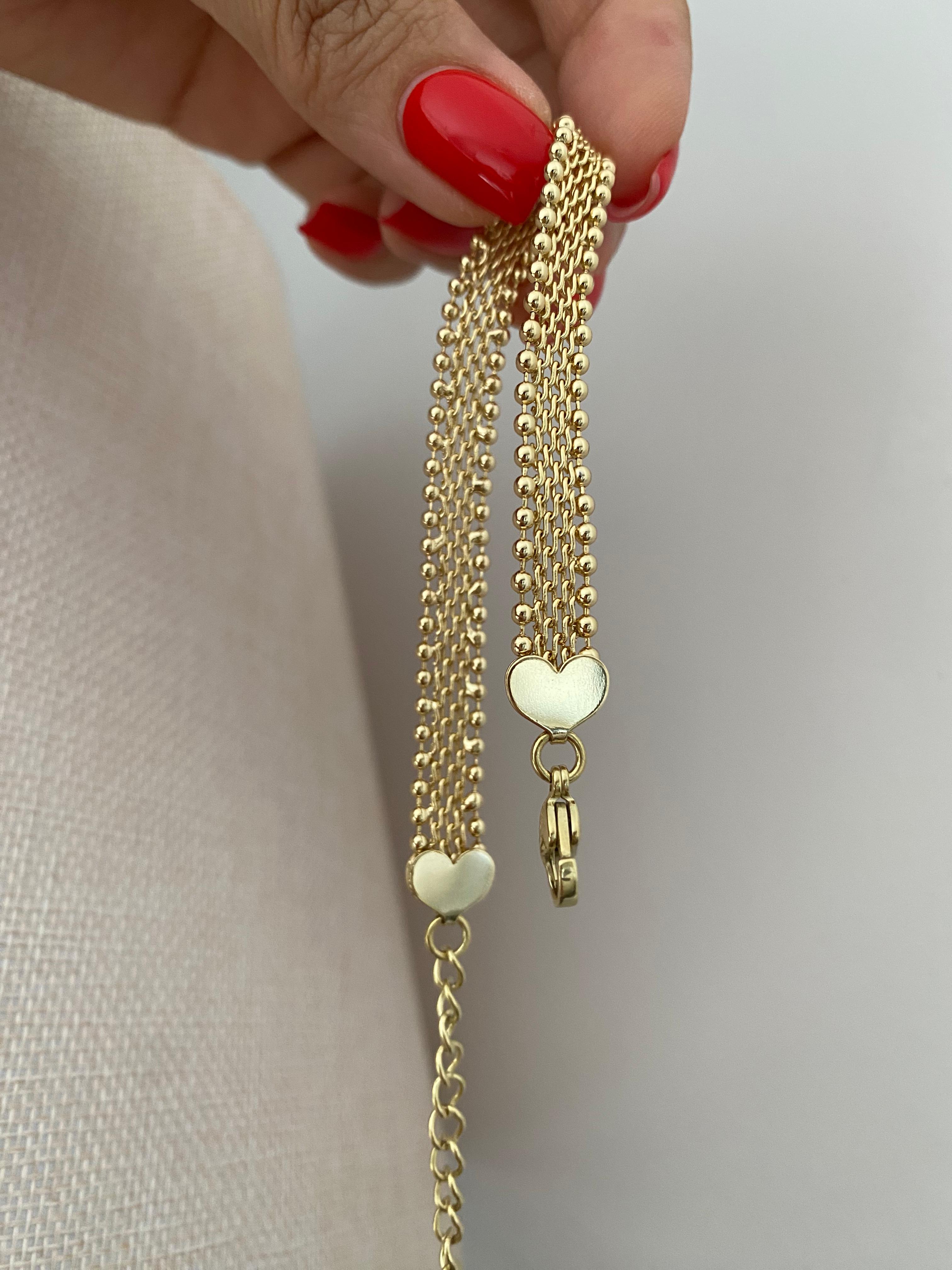 Hearts Detail Bileklik