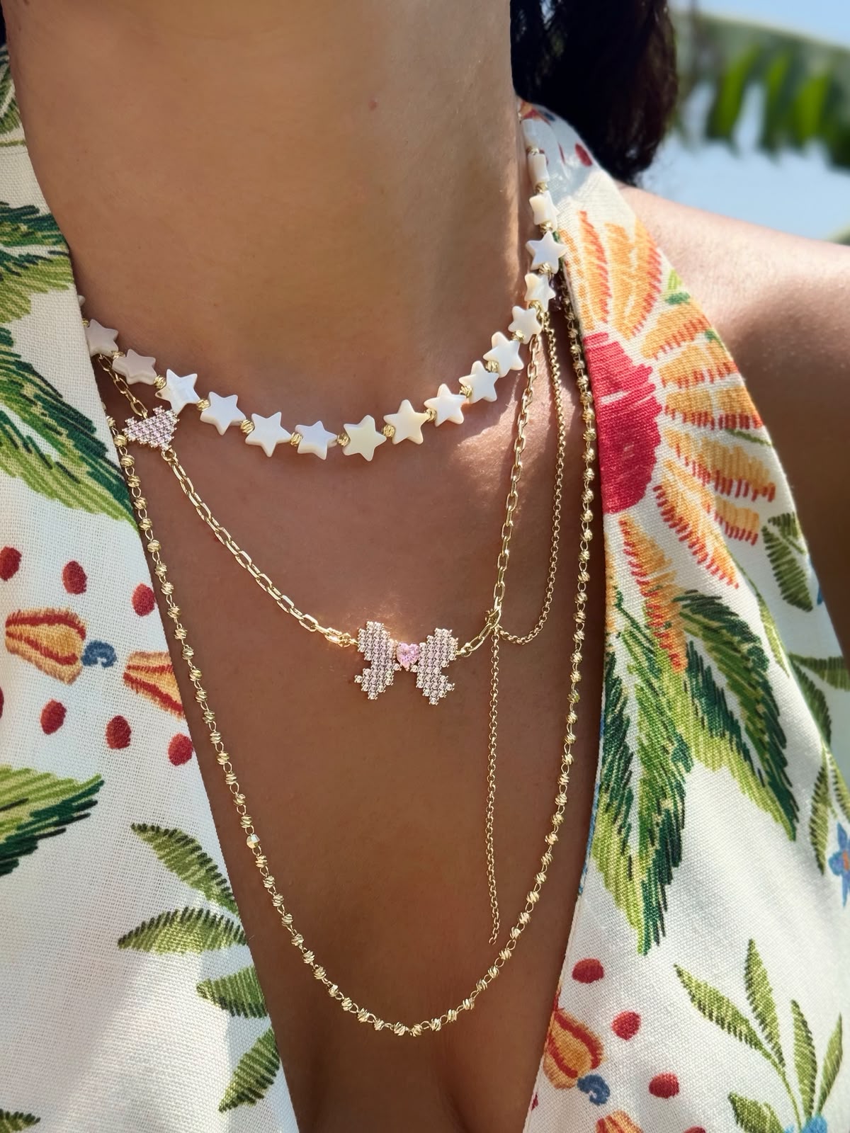 Star ribbon kolyeler