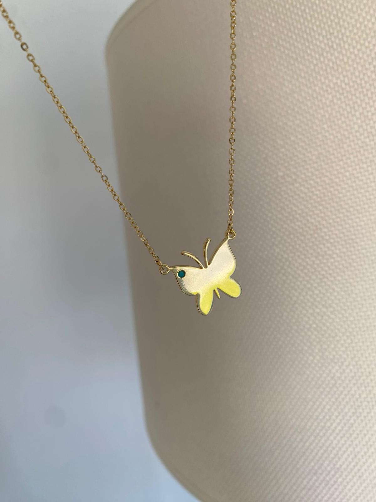 Butterfly kolye