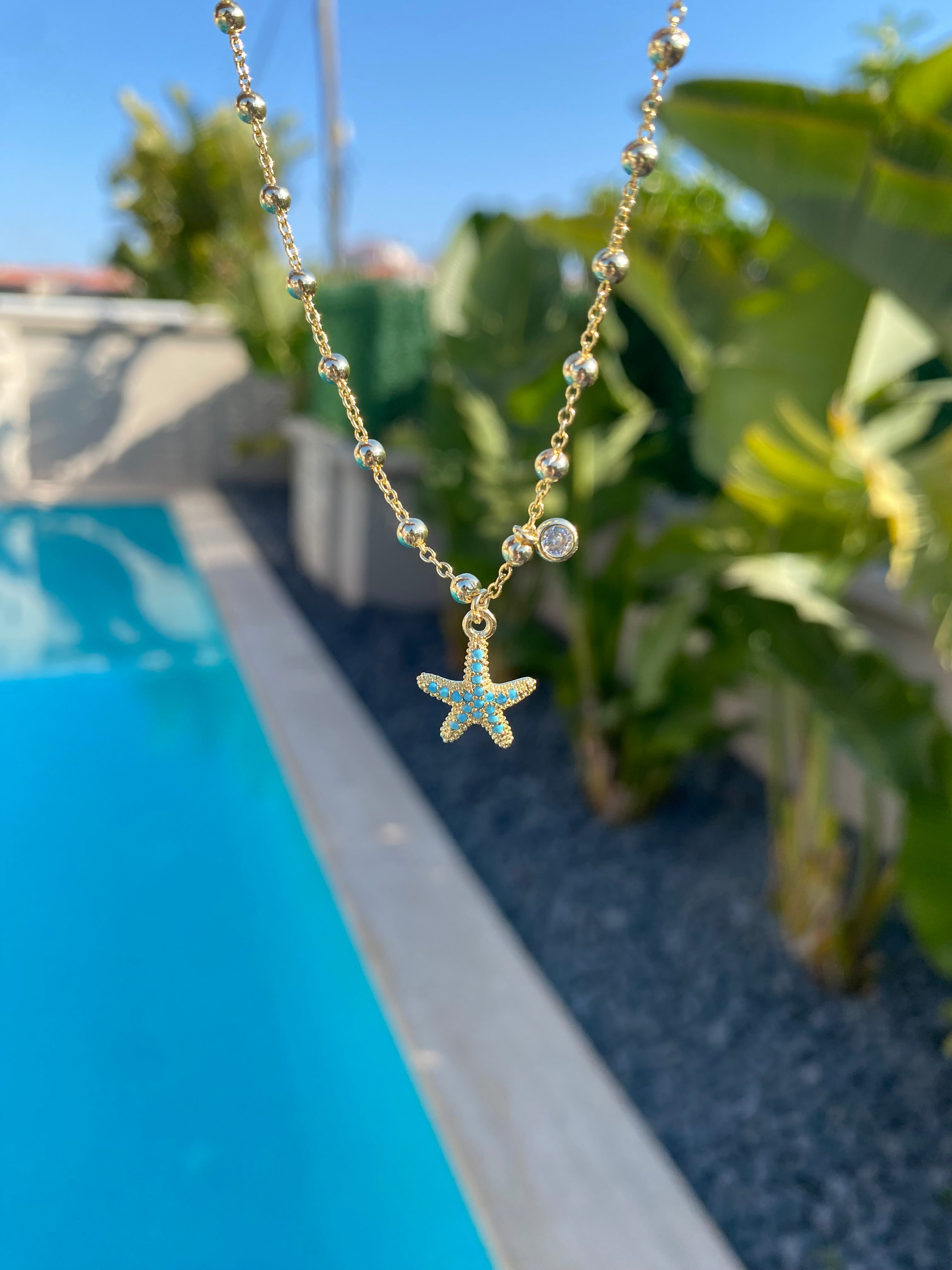 Blue starfish halhal