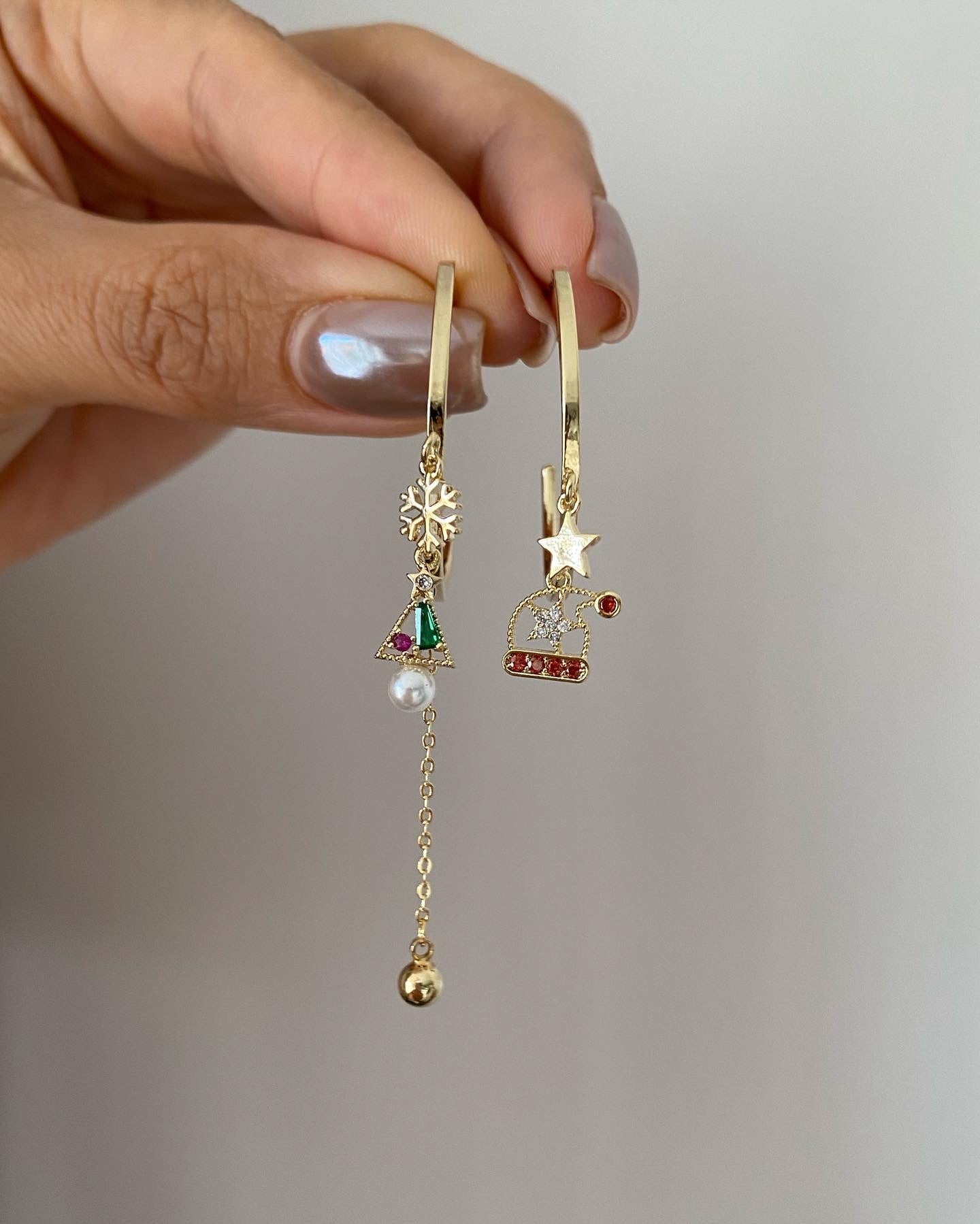 New Year Concept Küpe