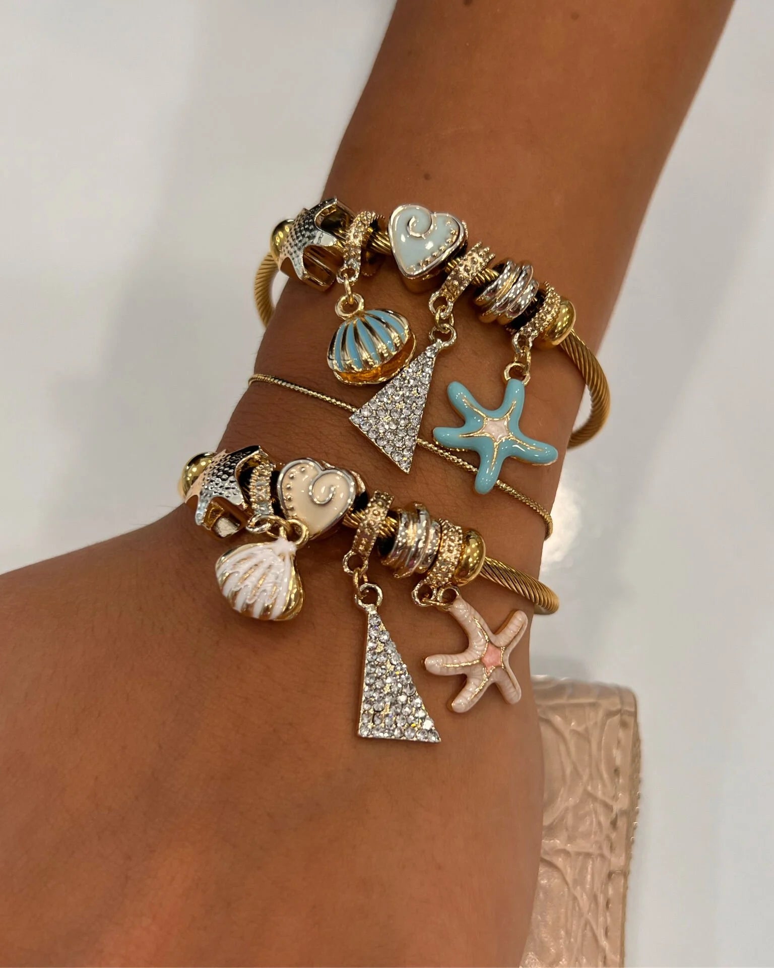 Color Star Charm Bileklikler