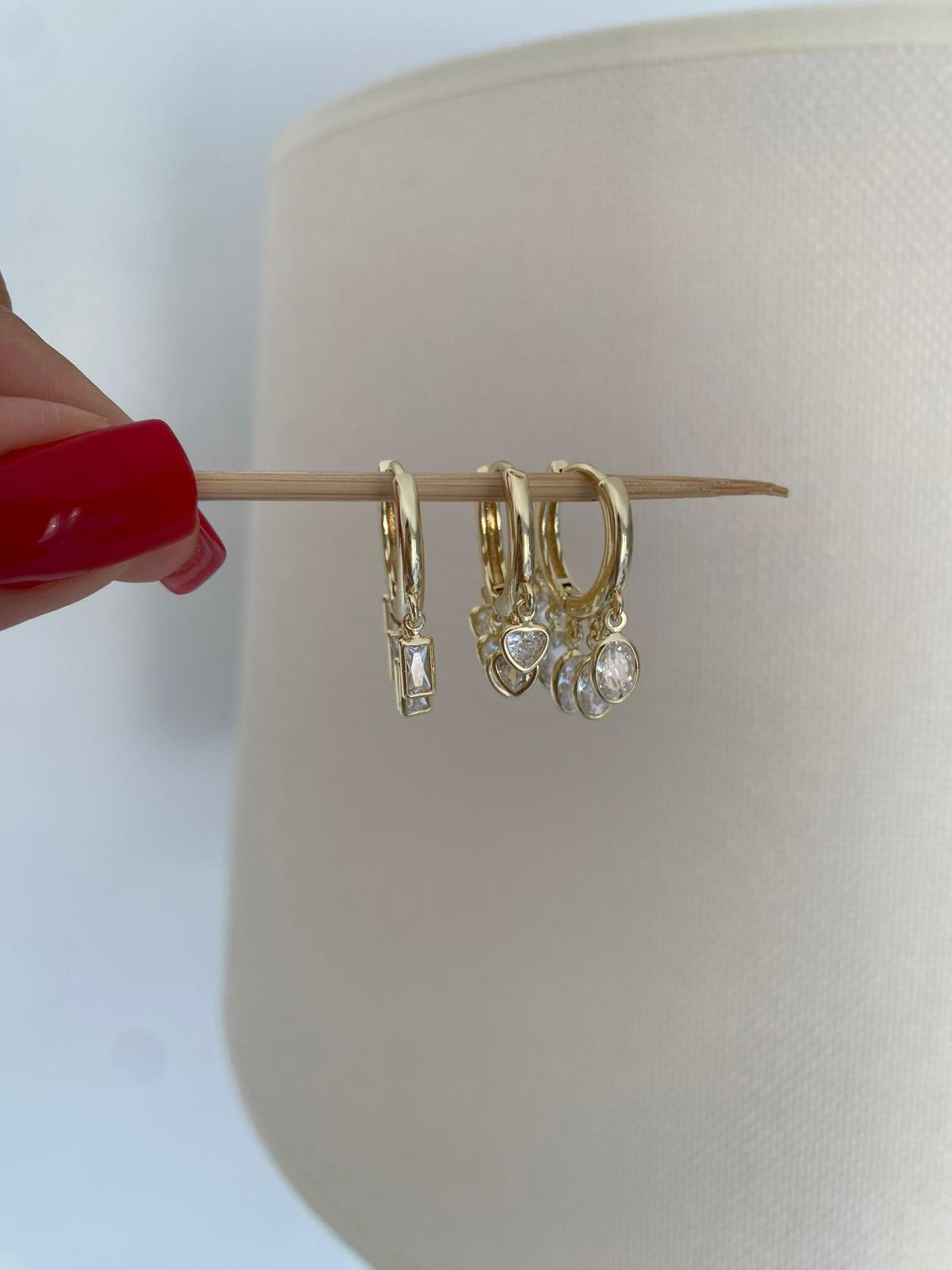 Charm Stone küpe