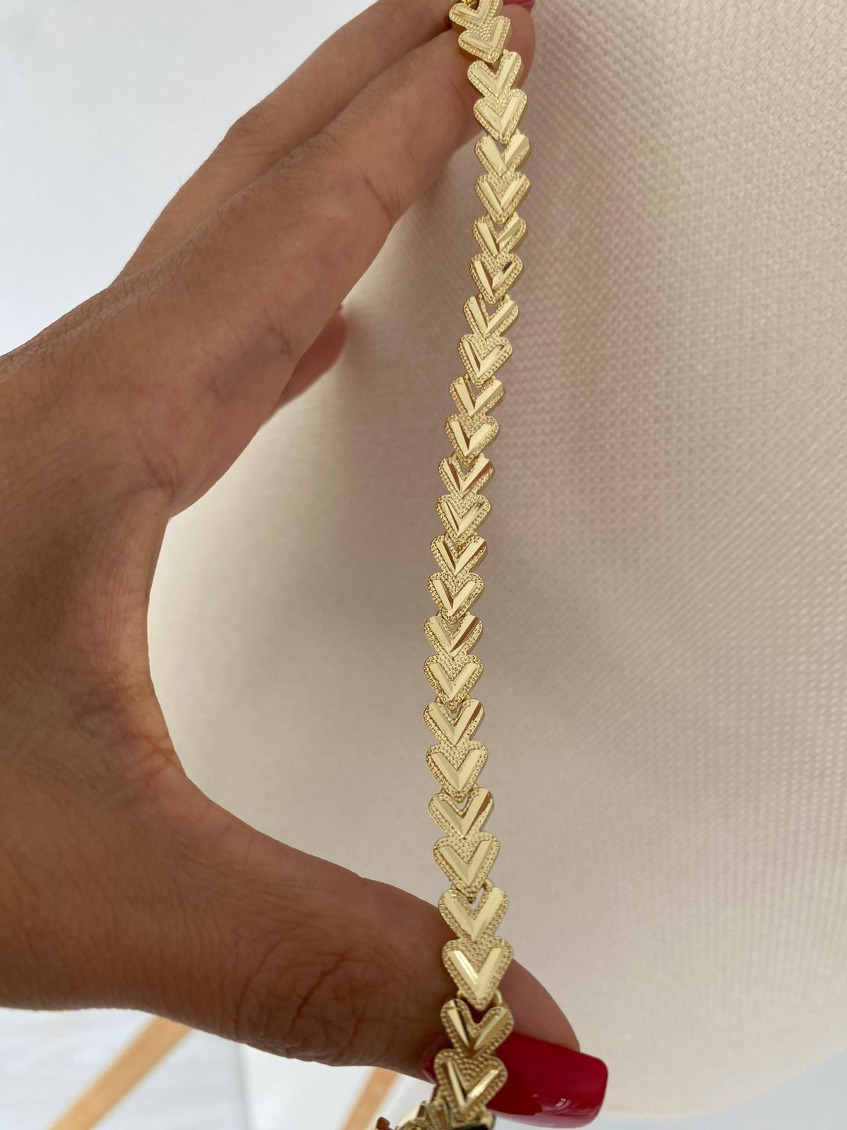 Gold kılçık bileklik
