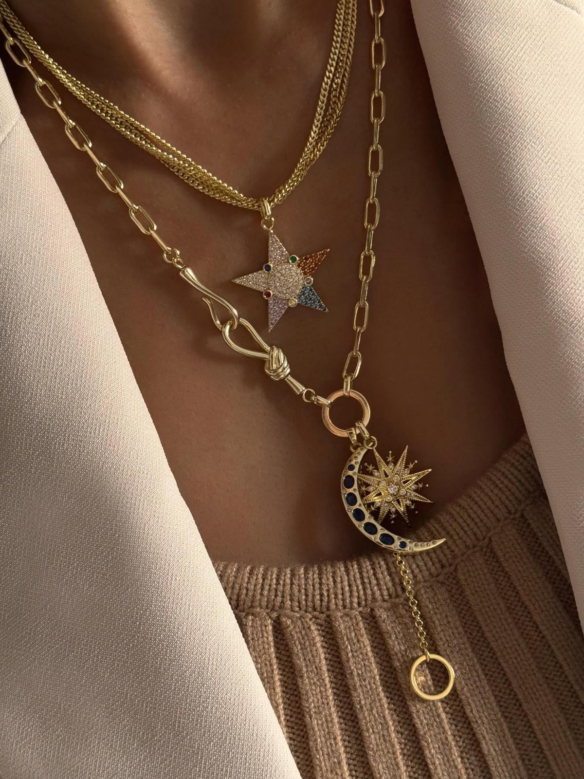 Star moon kolyeler