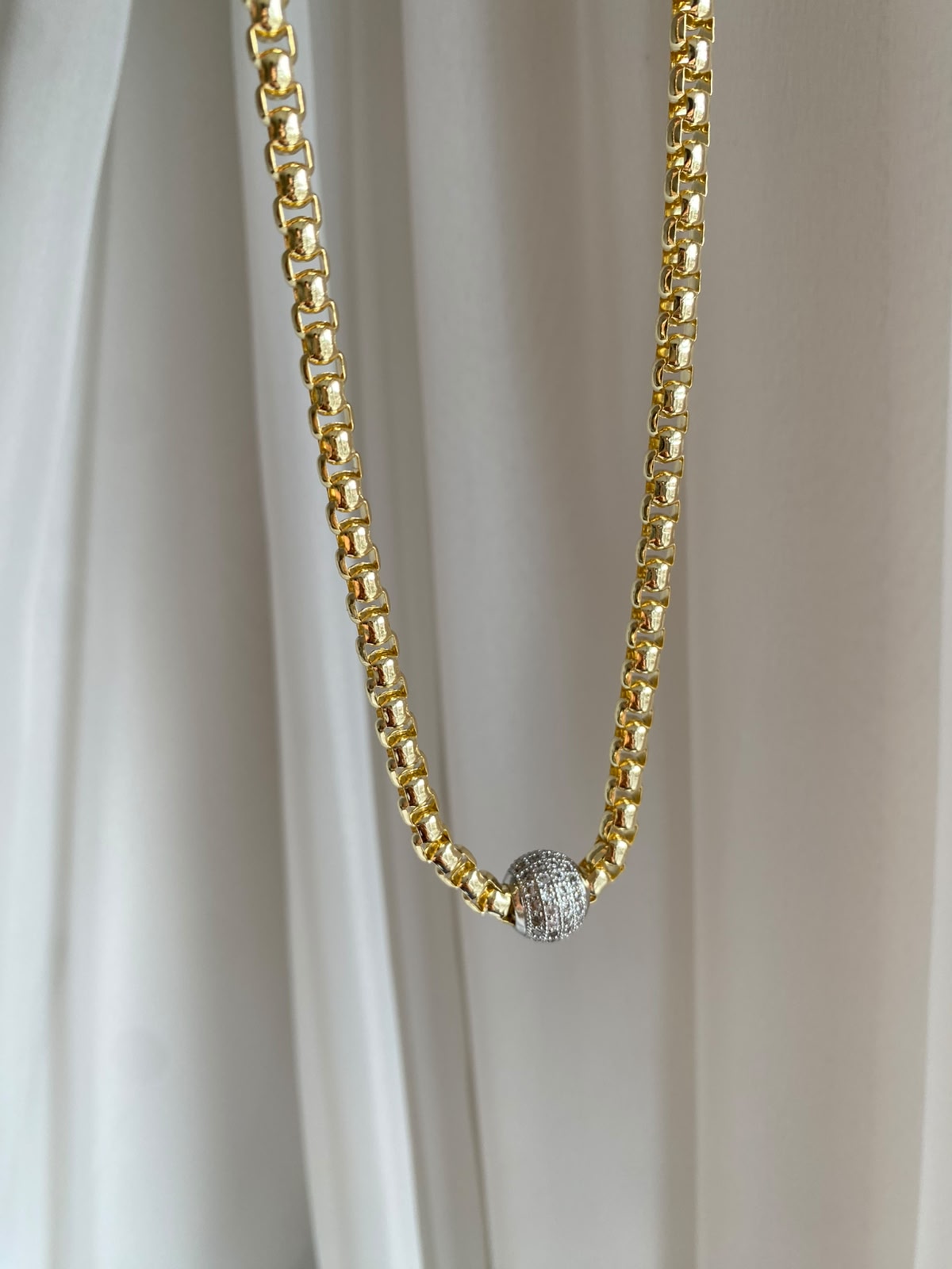 Ball chain kolye