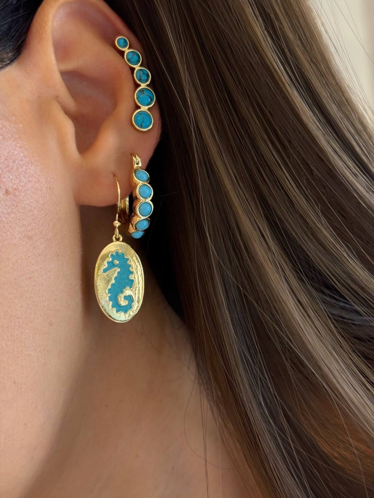 SEAHORSE TURQUOISE KÜPELER
