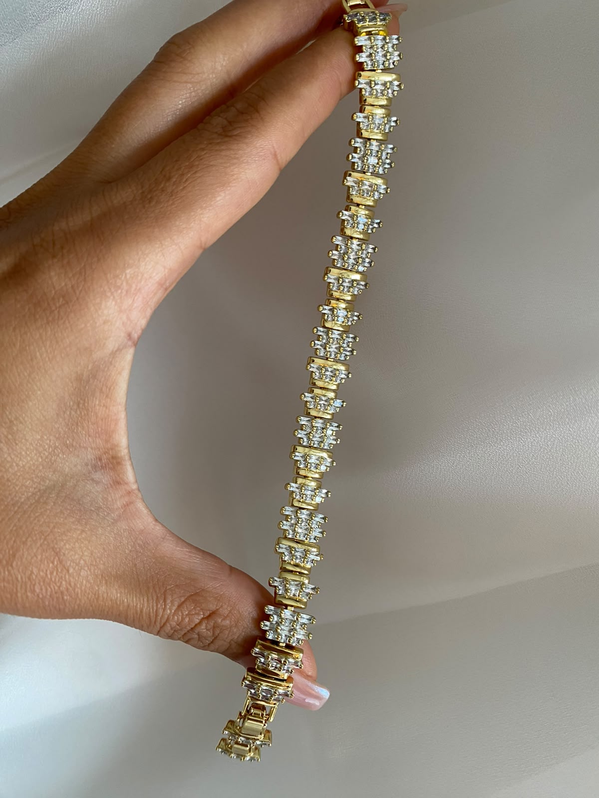 Gold stone bileklik