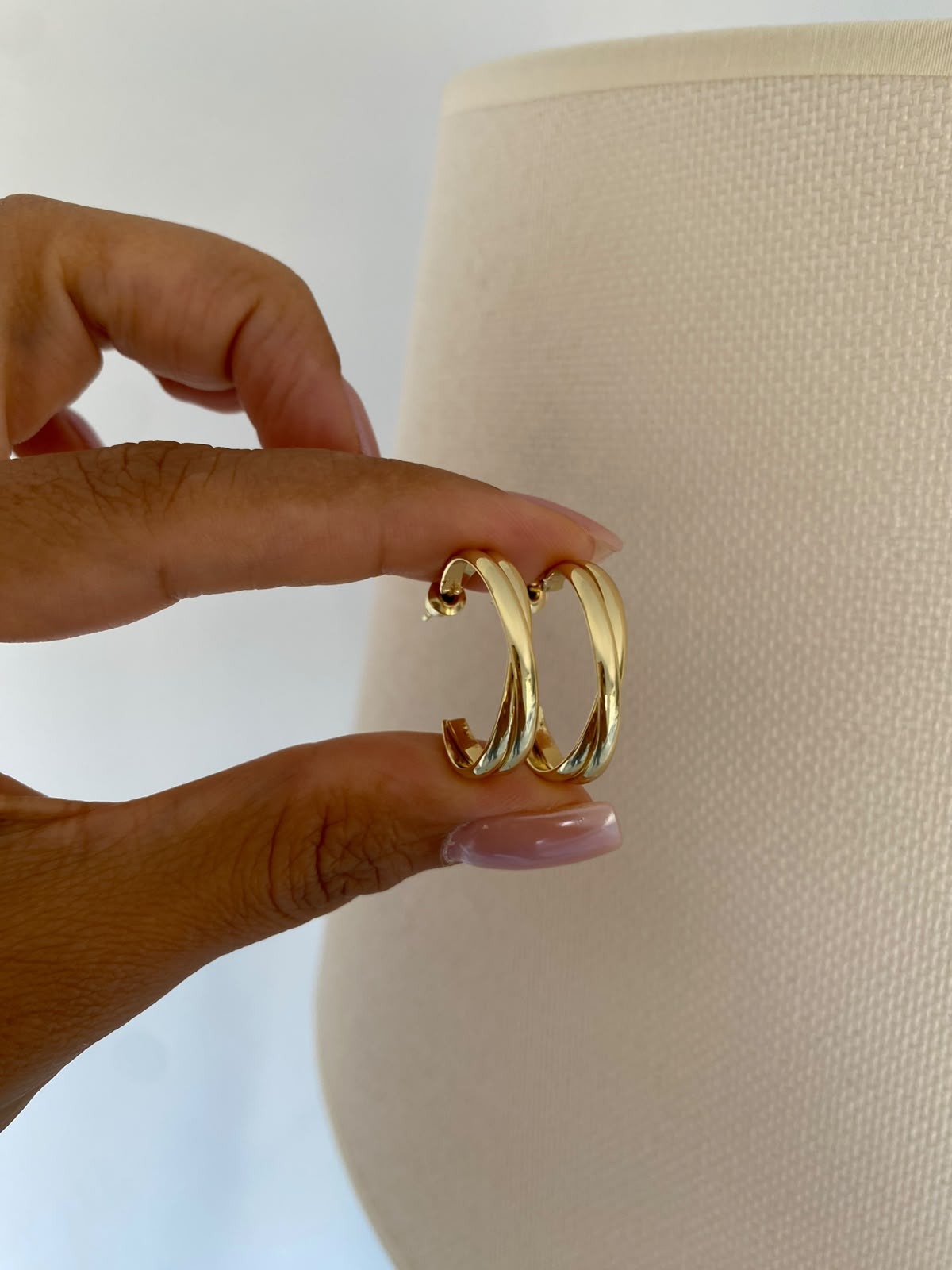 Gold ring küpe