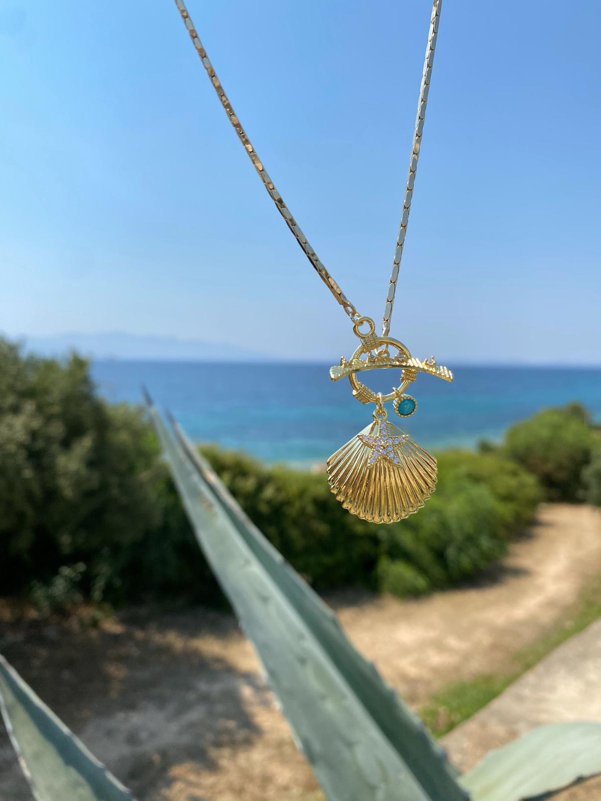 Seashell Blues Kolye