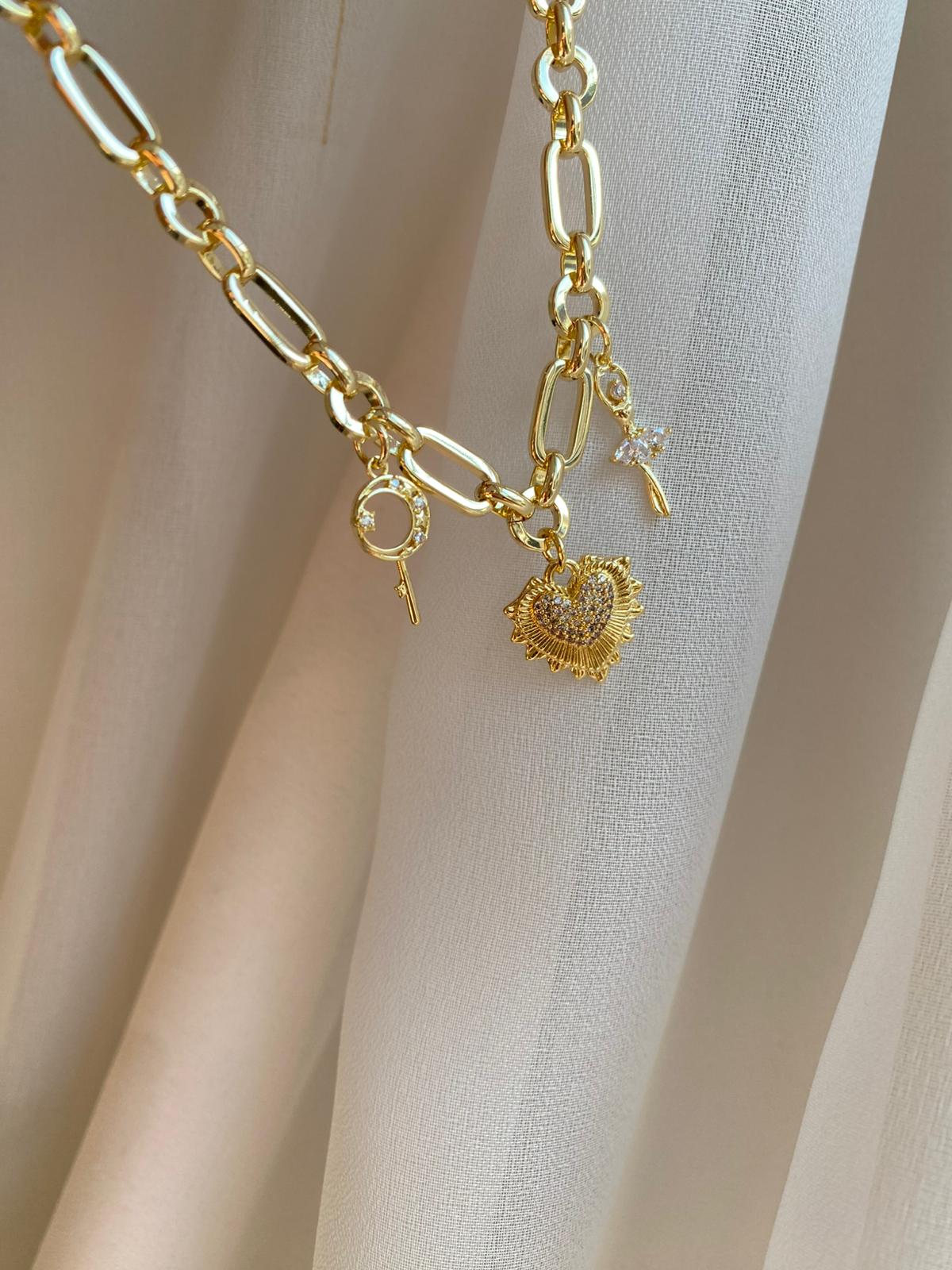 Heart Charm Bileklik