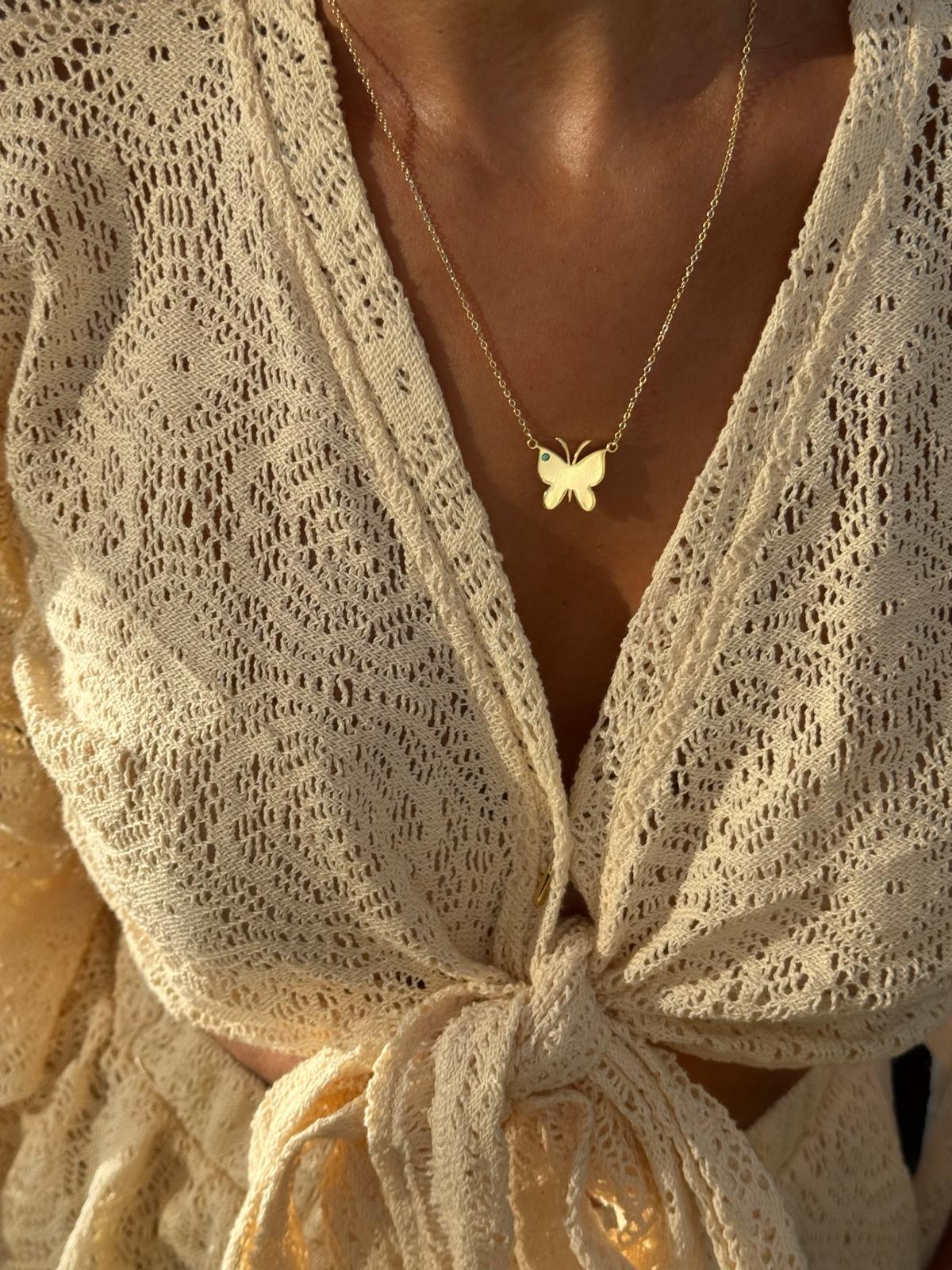 Butterfly kolye