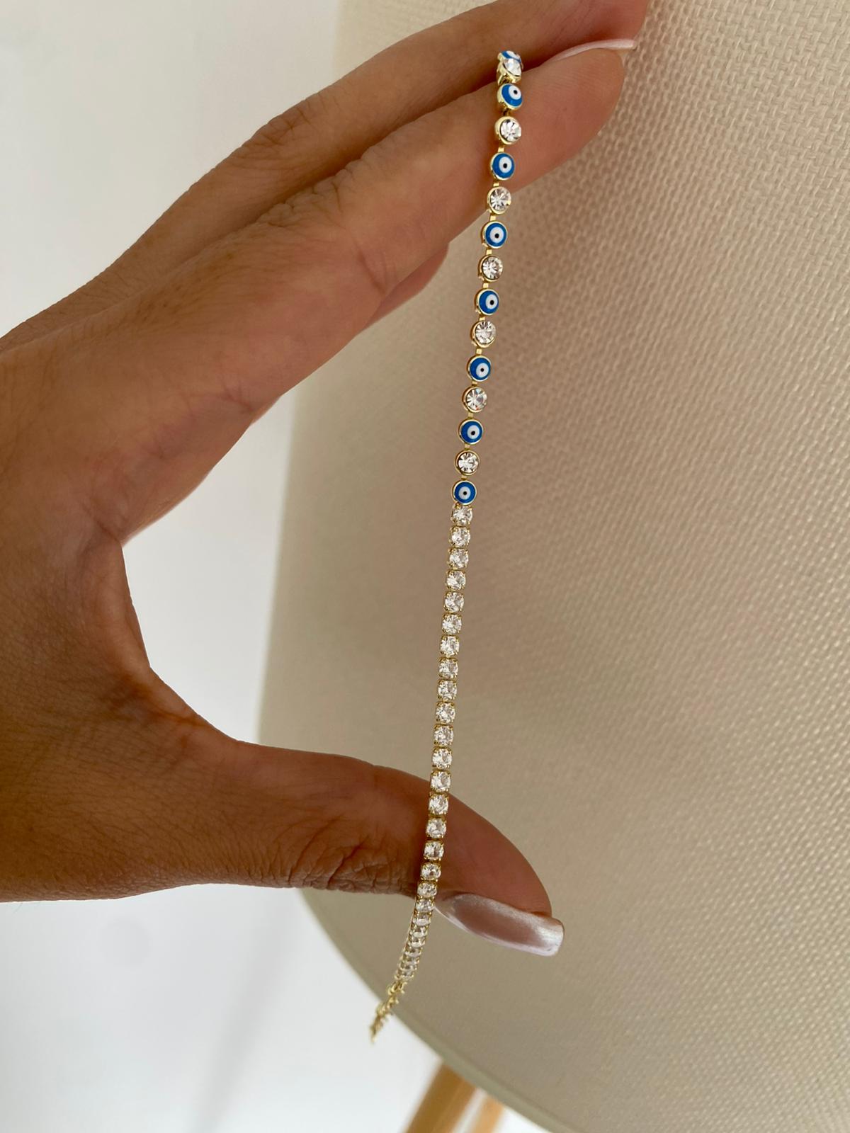 Minimal Nazar su yolu bileklik