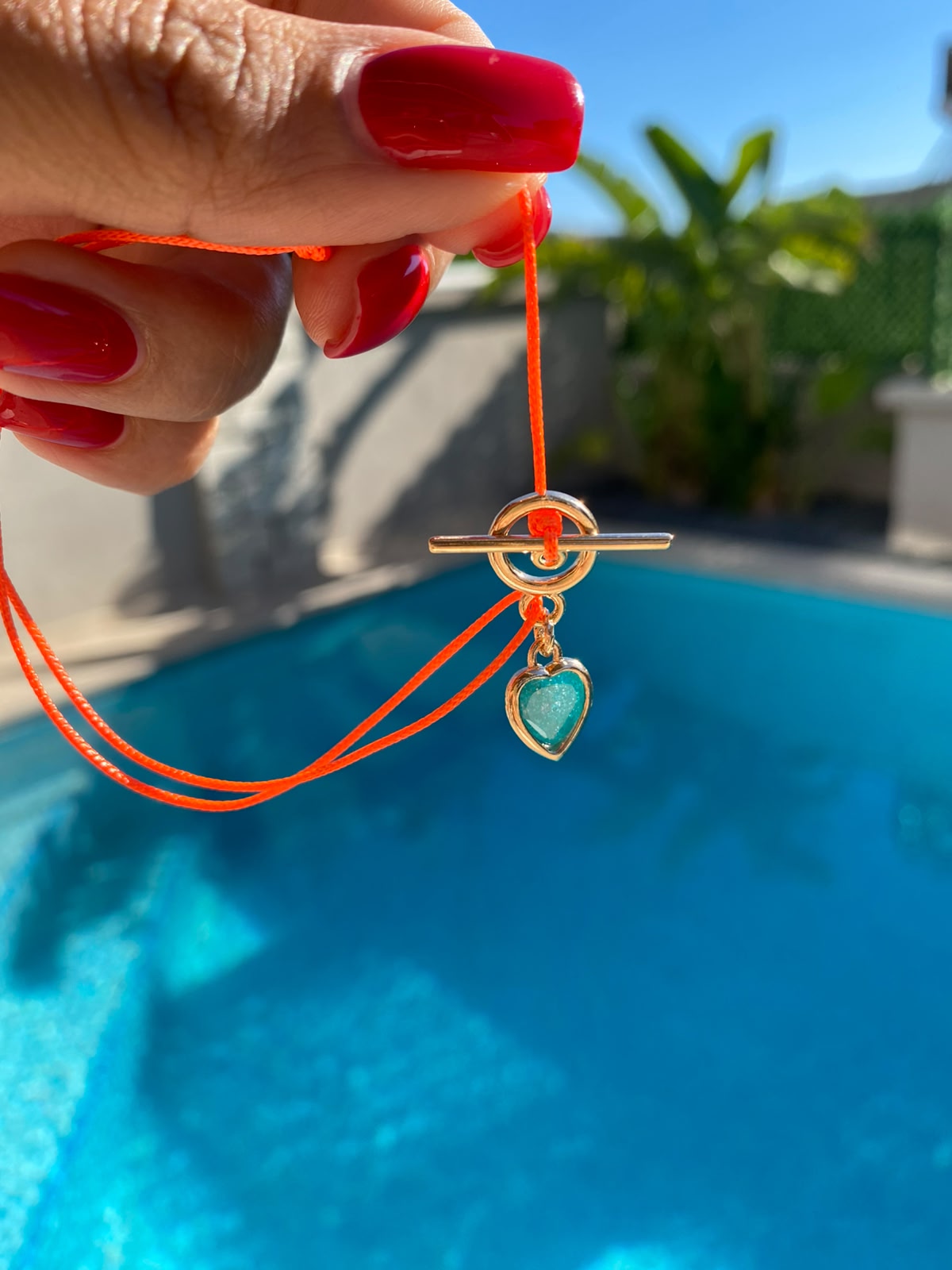 orange lock design halhal