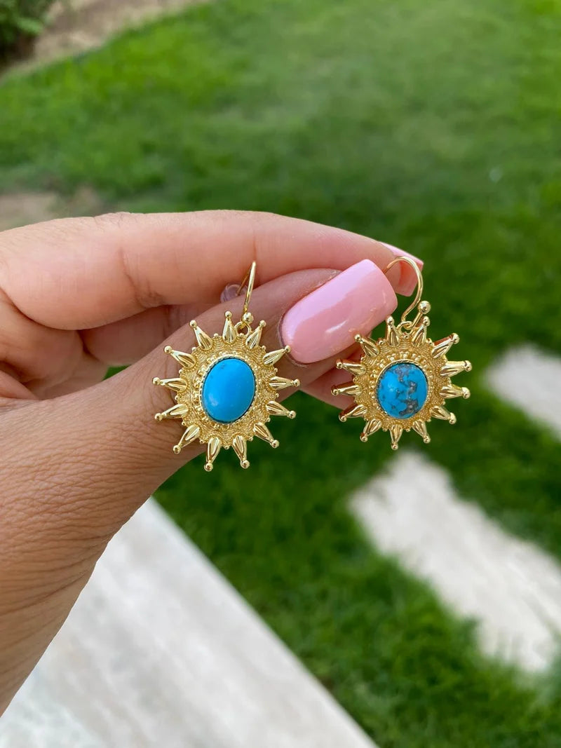 Blue sun küpe