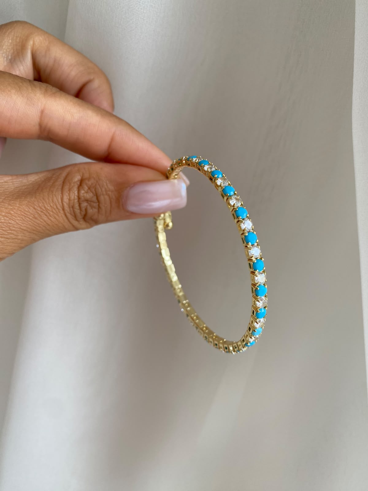 blue stone kelepçe