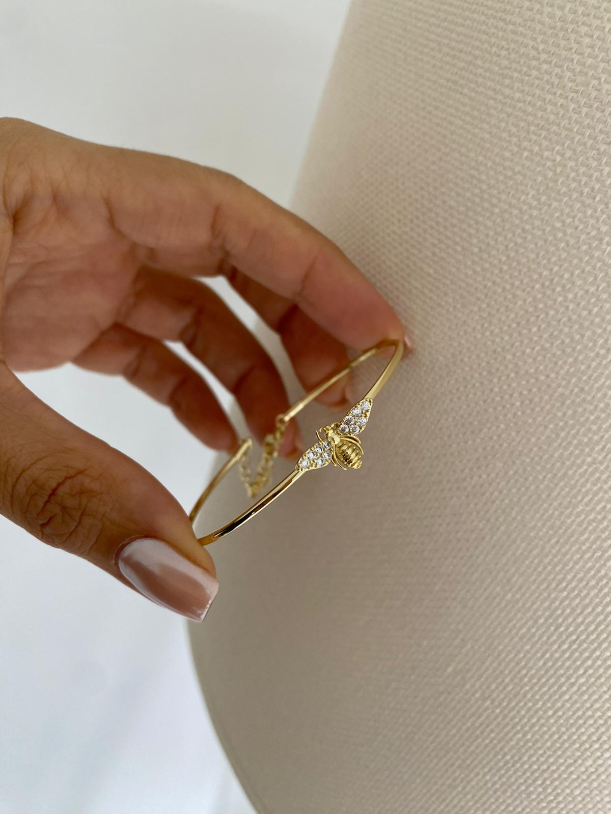 Gold bee ince kelepçe