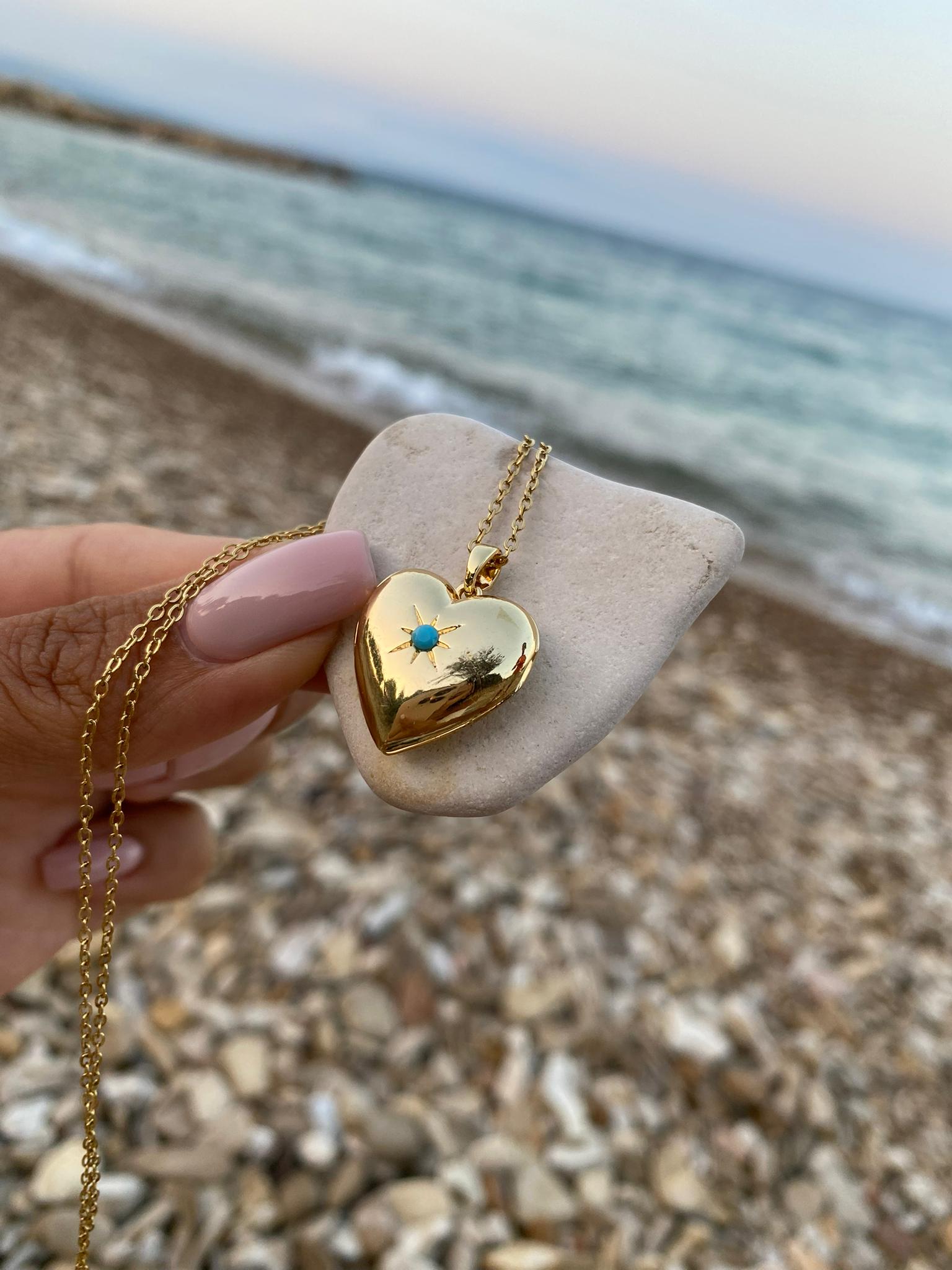 Darell Heart Kısa Kolyeler