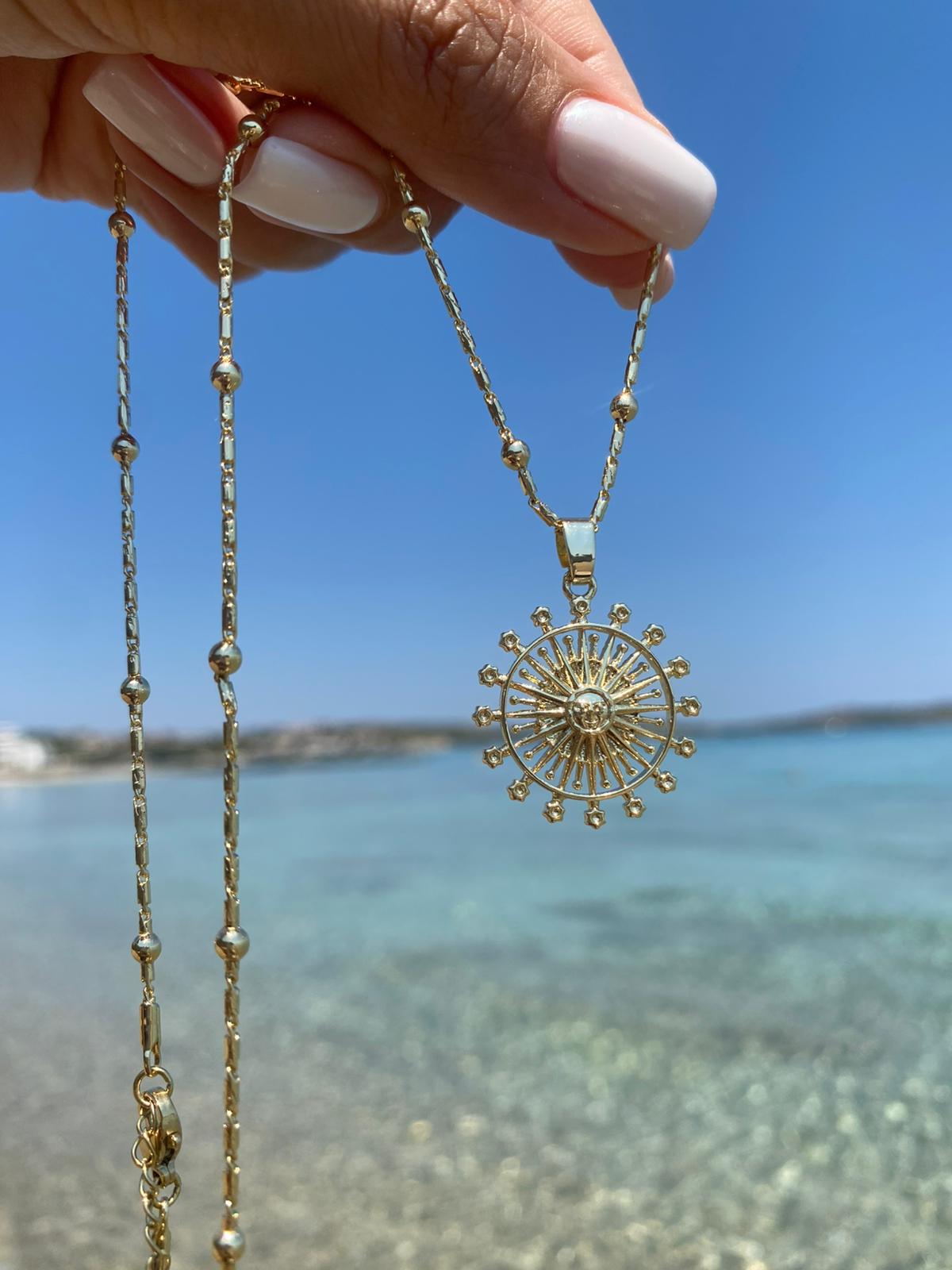 Sun Symbol Kolye