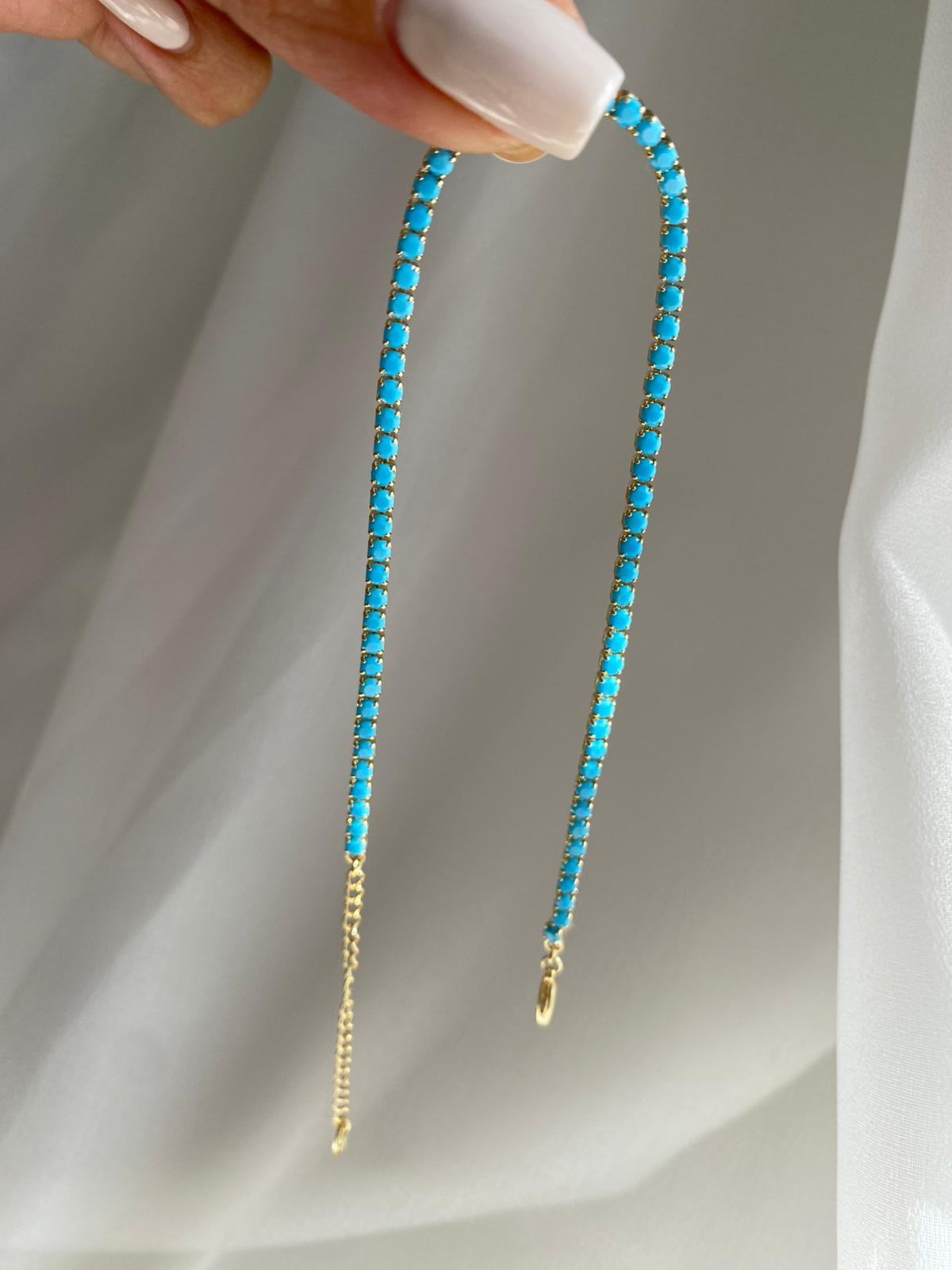 Blue stone halhal