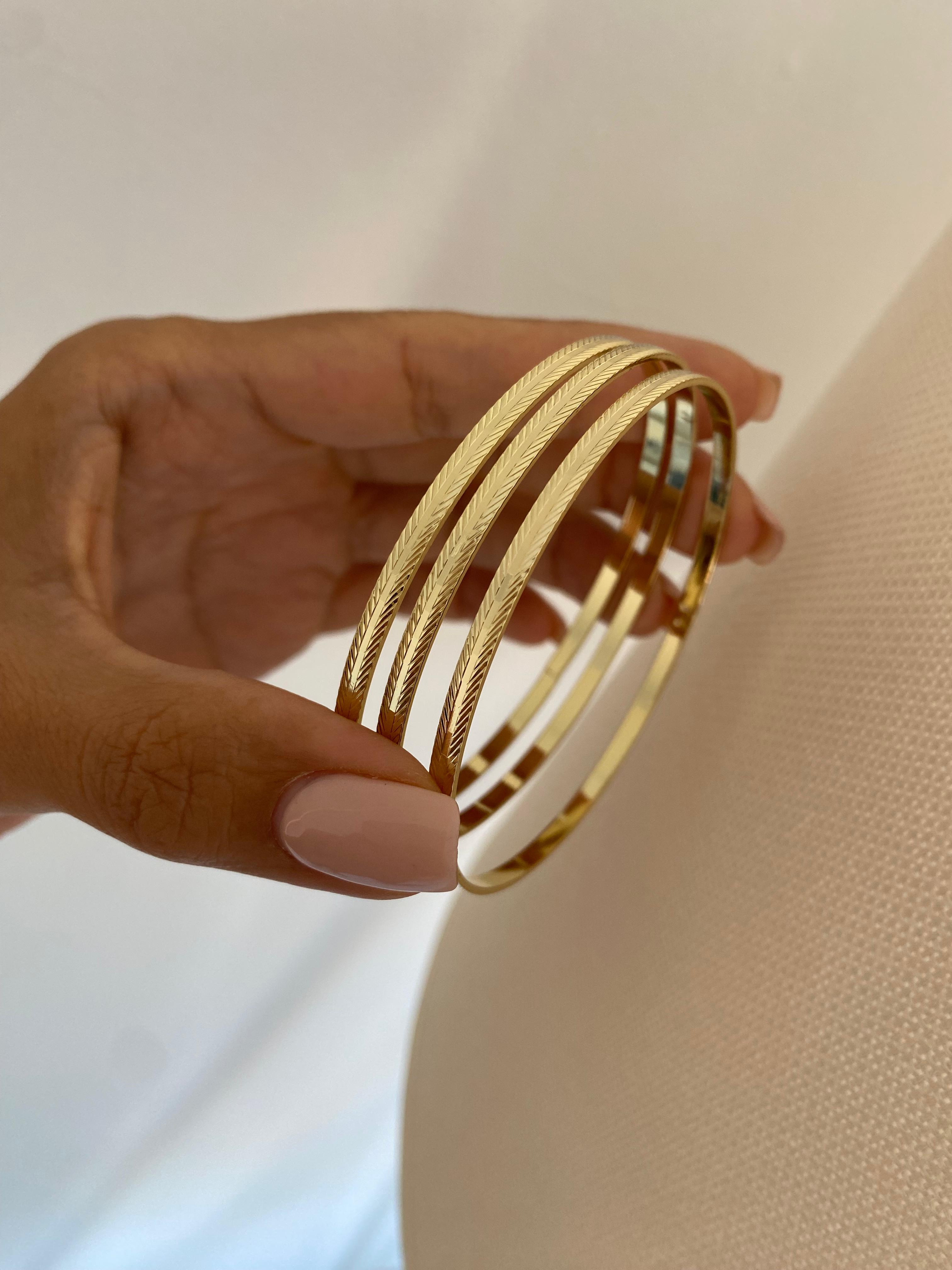 Üzeri Kalemli 3'lü Bilezik Set