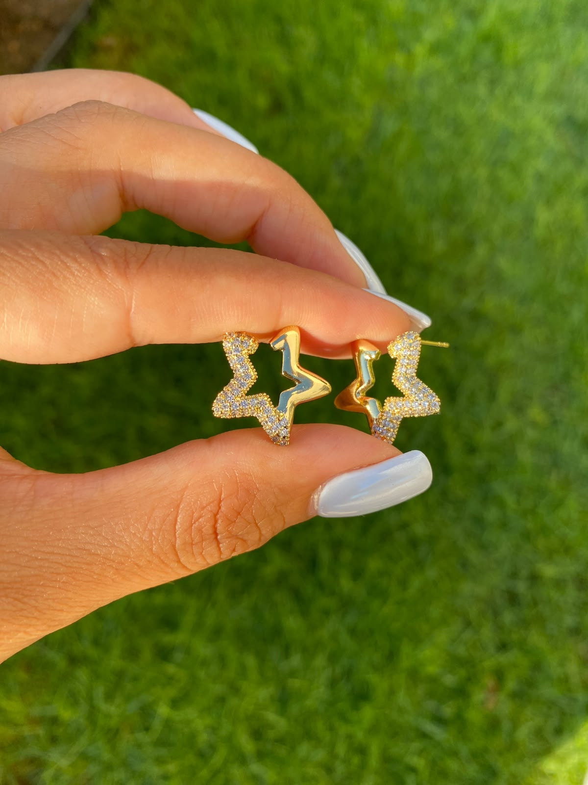 Star zircon küpe