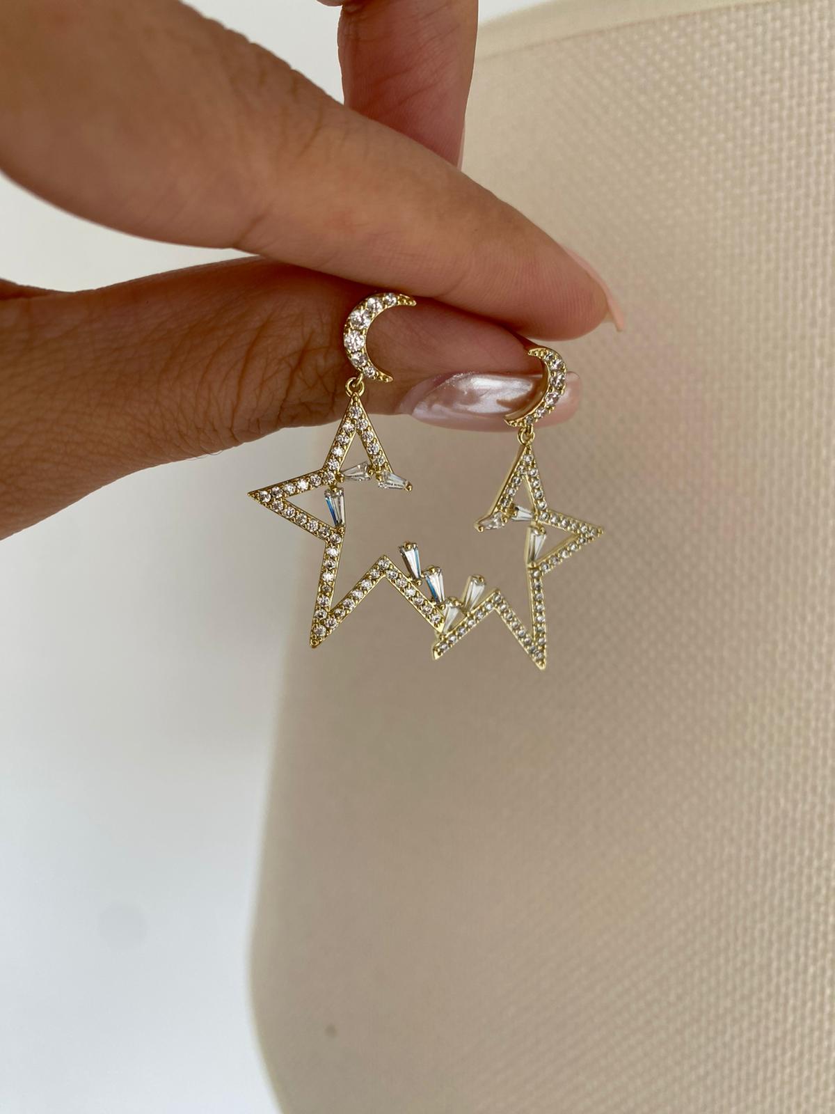 Half Star Küpe