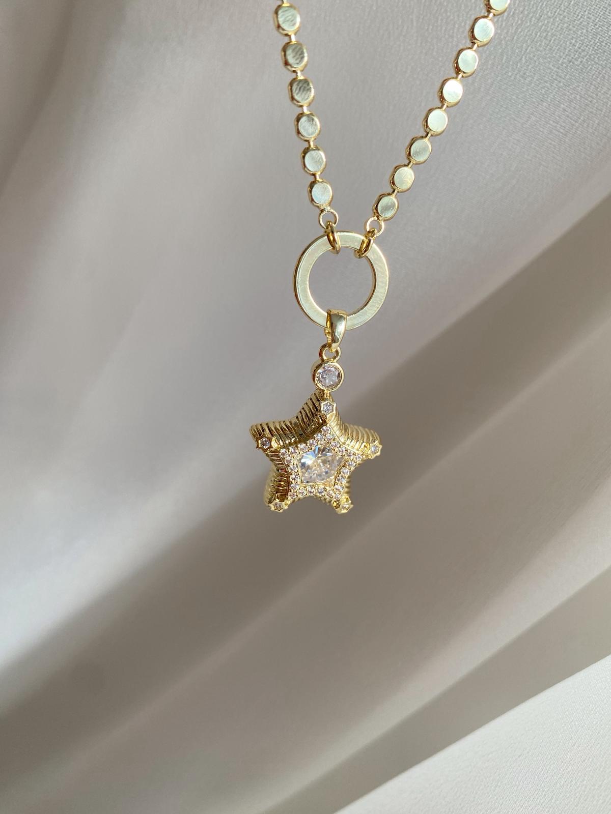 Star ezme uzun kolye