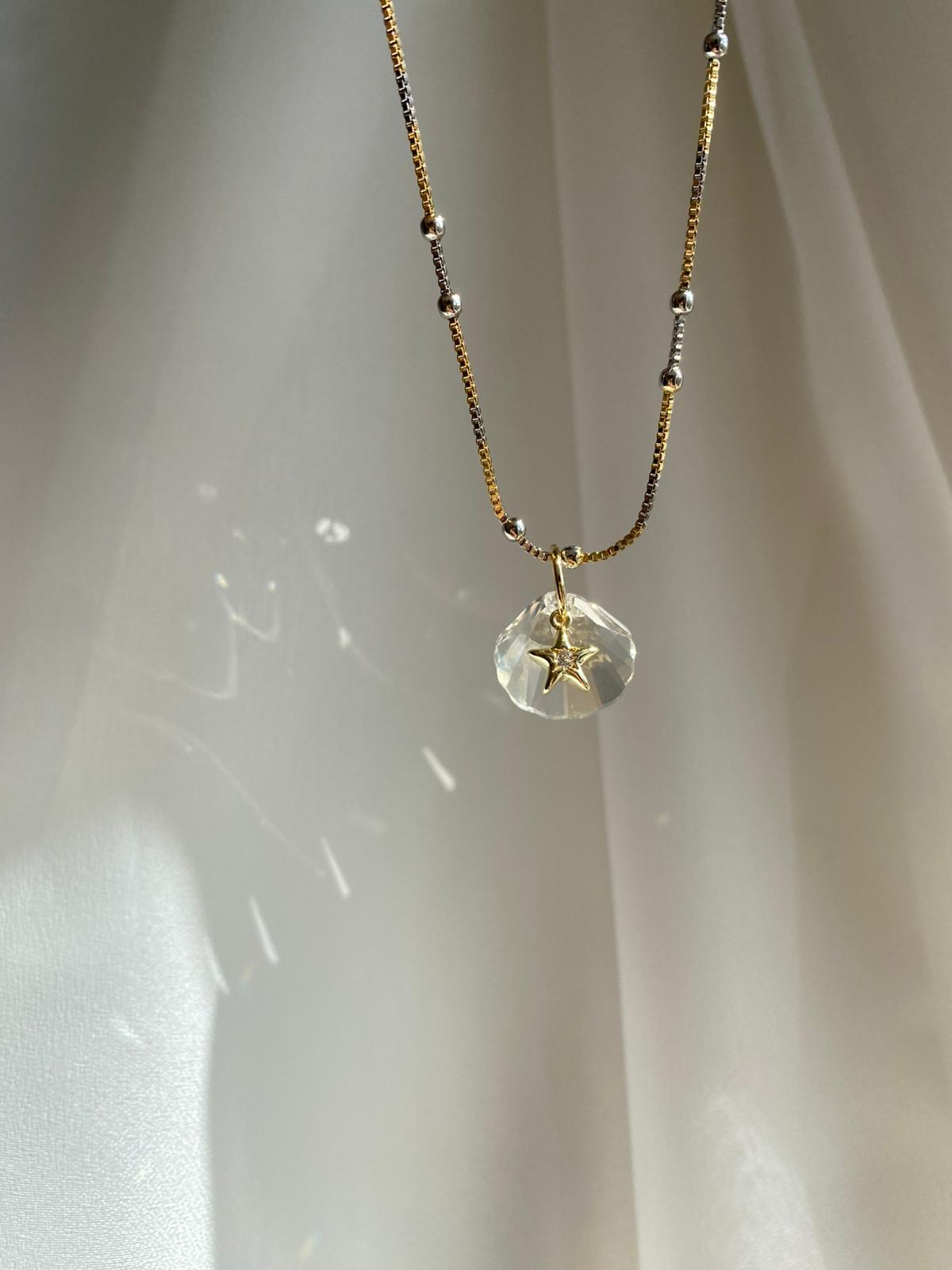 Seastar crystal kolye