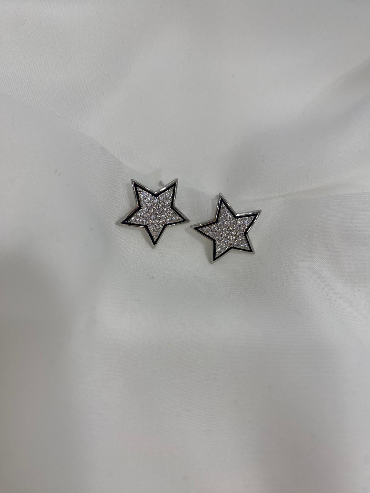 Silver Star Küpe